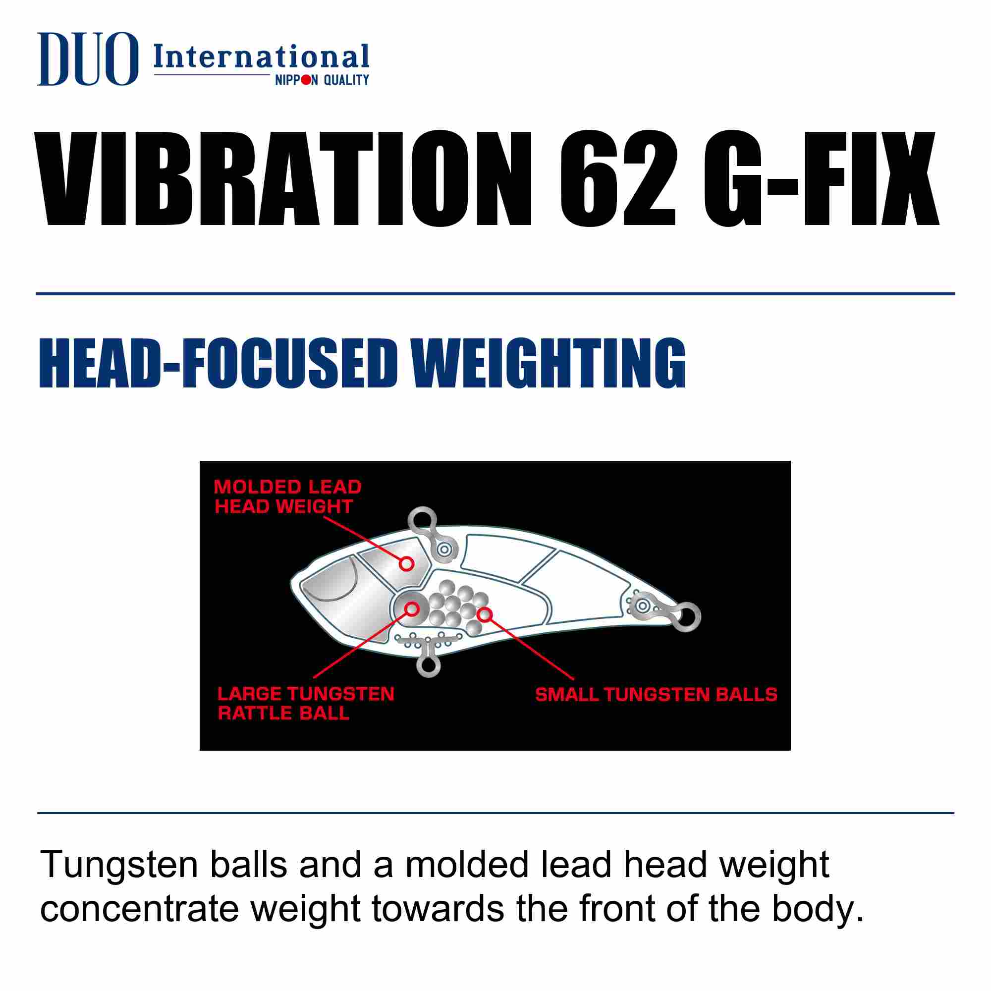 Duo Realis Vibration 62 G Fix Sinking Lure ACC3049 (8128)