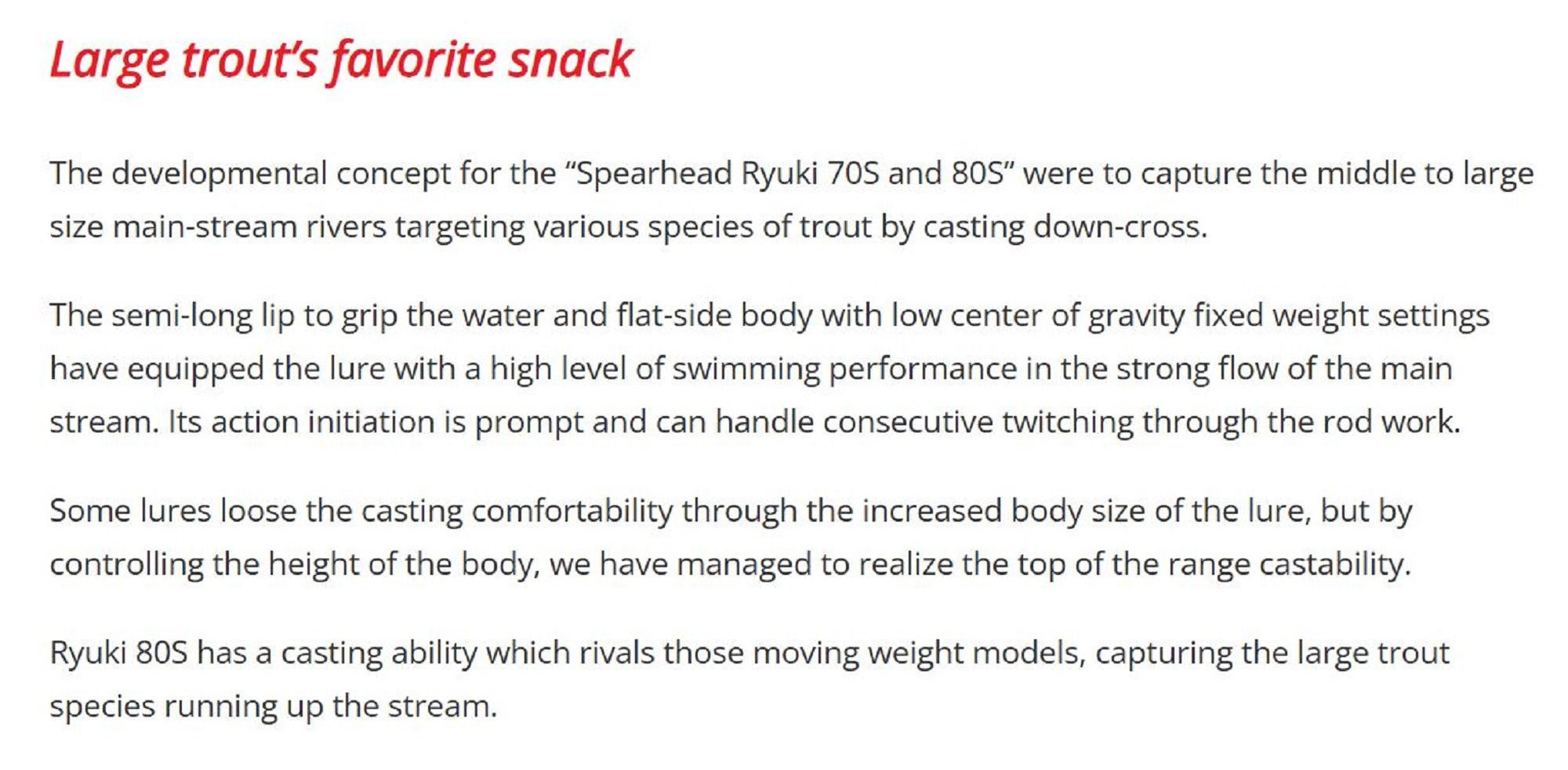 Duo Spearhead Ryuki 80S Sinking Lure MCC4026 (2002)