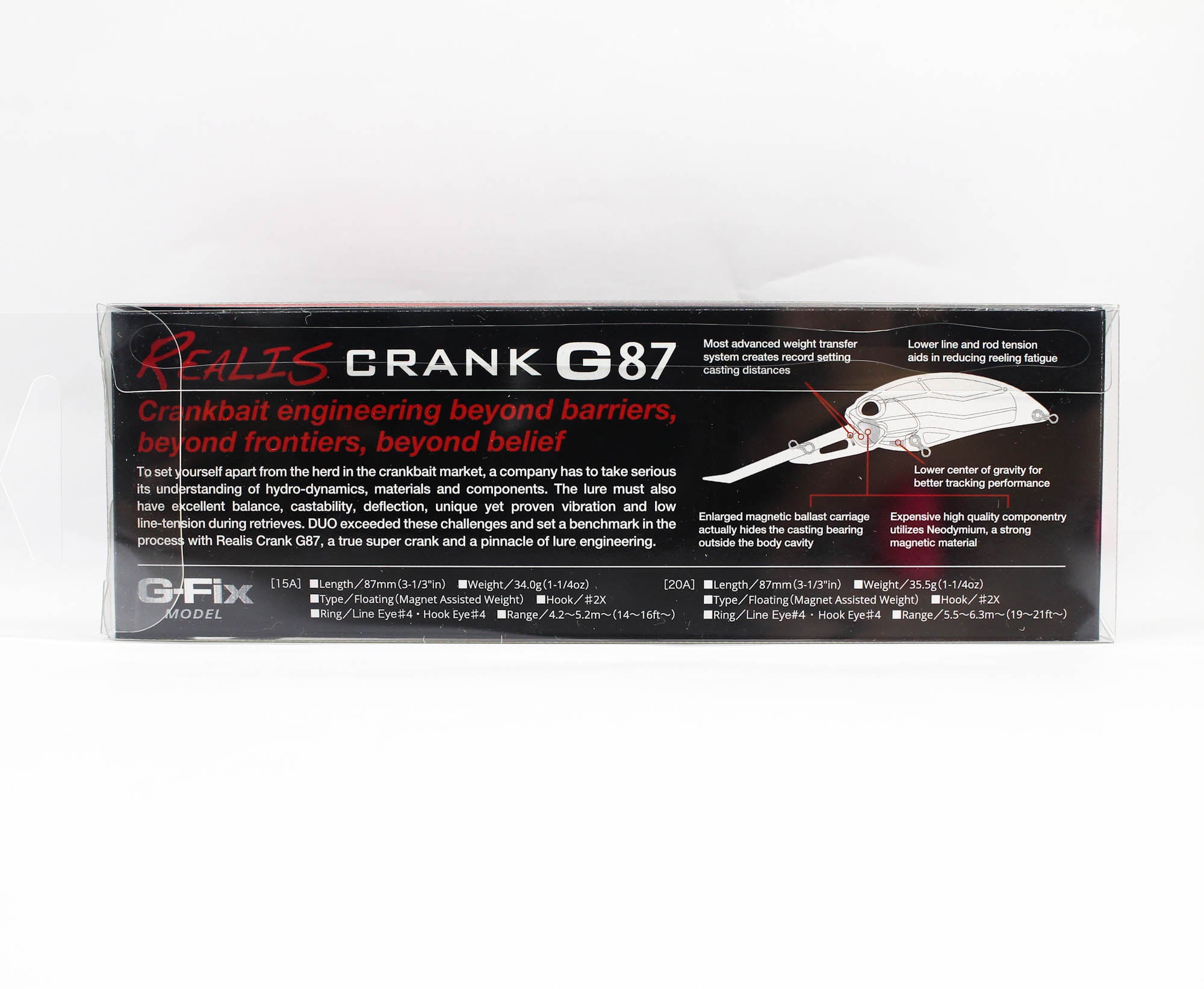 Duo Realis Crank G87 20A Deep Crank Bait Floating Lure GEA3006 (6239)