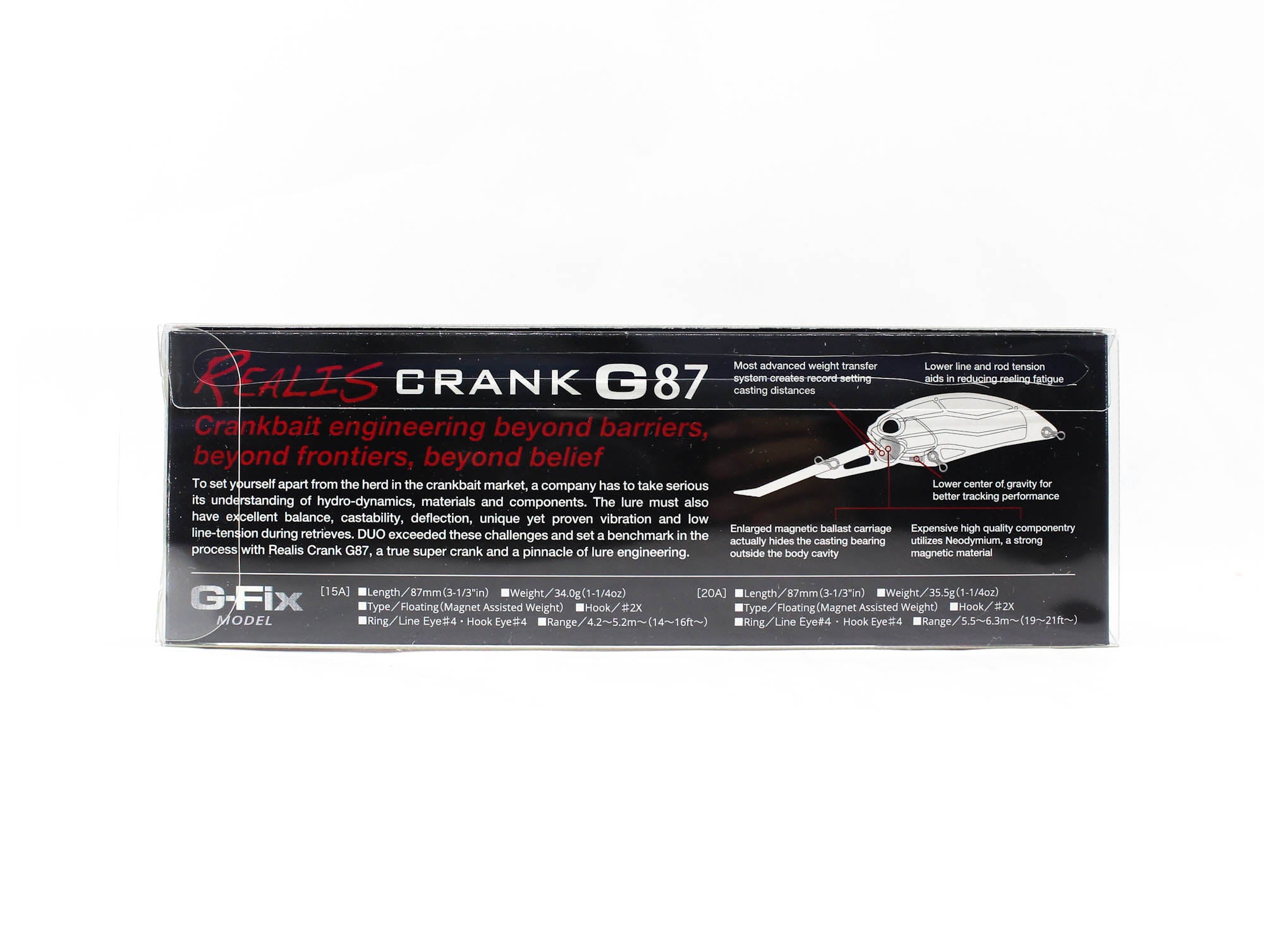 Duo Realis Crank G87 20A Deep Crank Bait Floating Lure CCC3176 (6321)