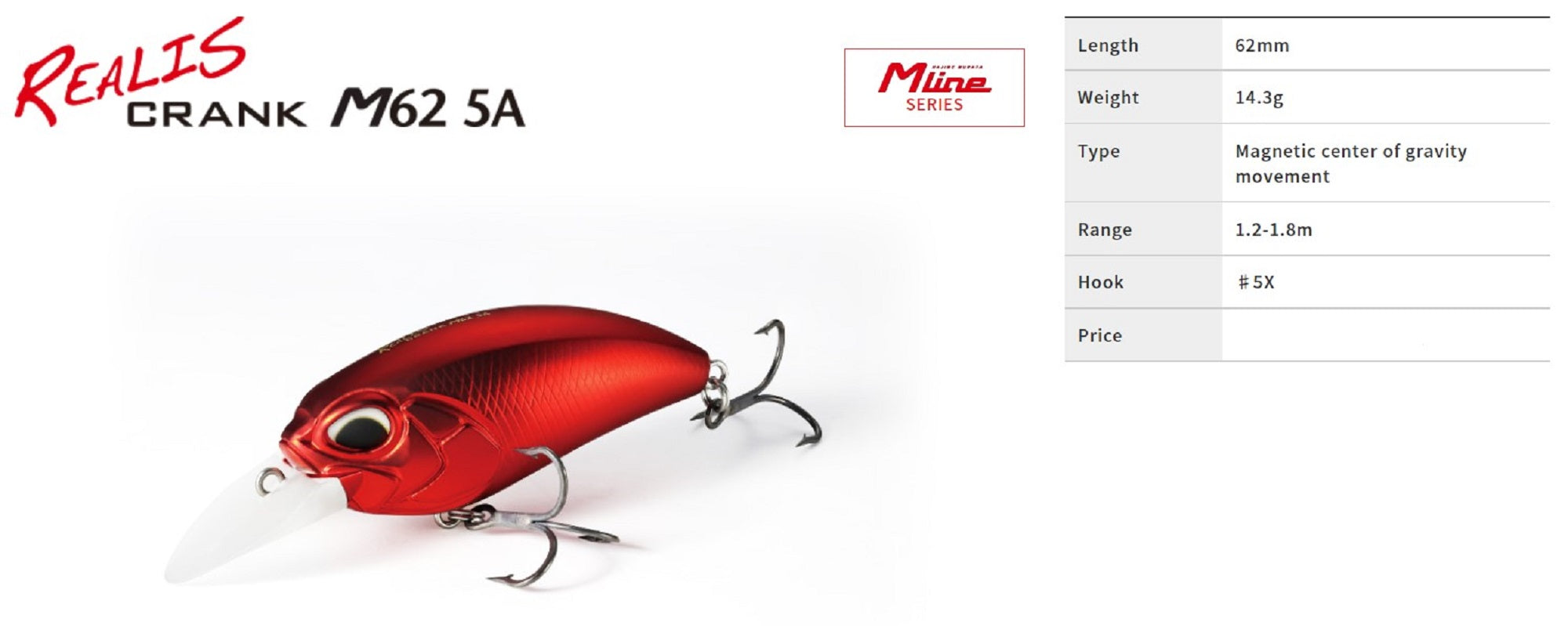 Duo Realis Crank M62 5A Floating Lure ACC3059 (7403)