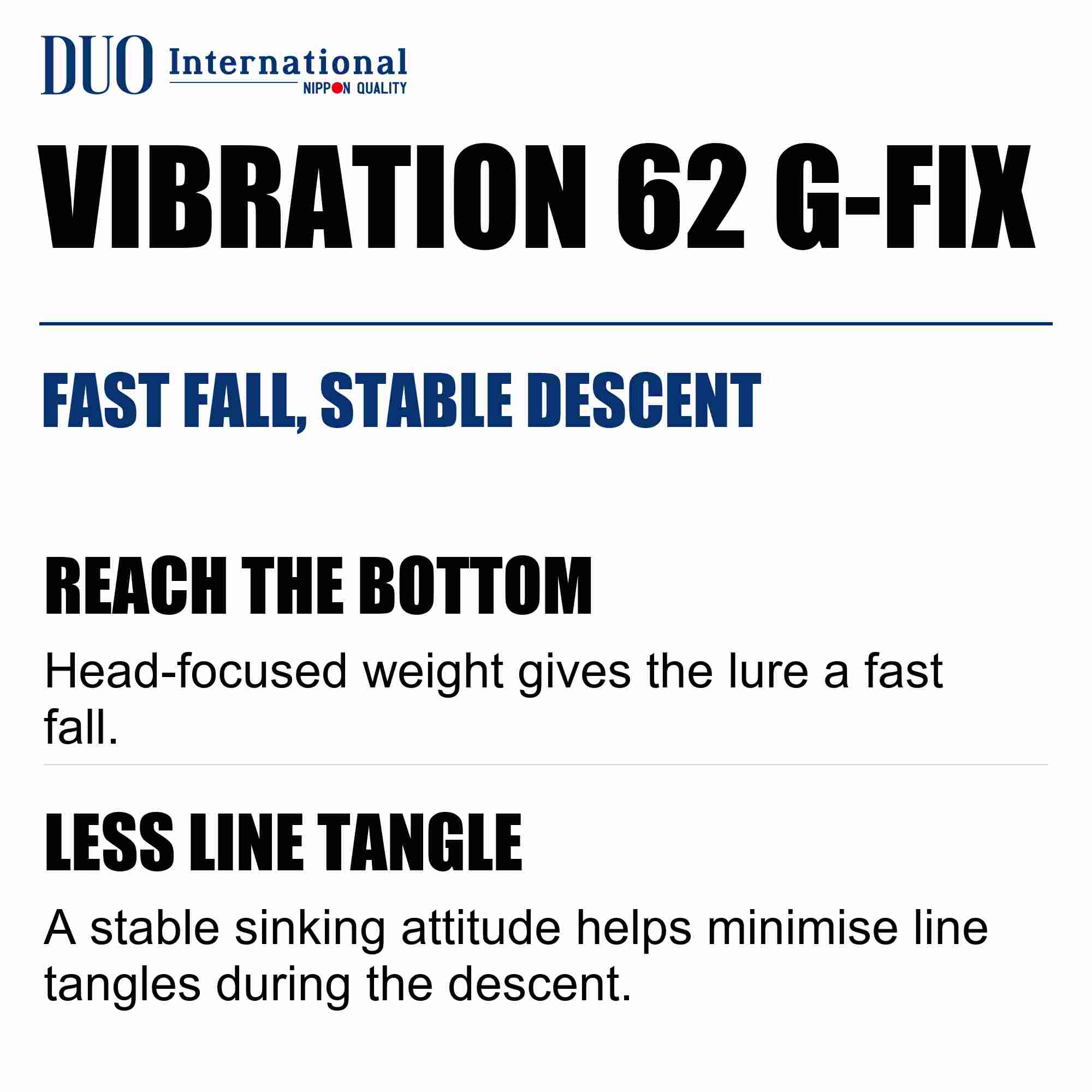 Duo Realis Vibration 62 G Fix Sinking Lure AJO0091 (0601)