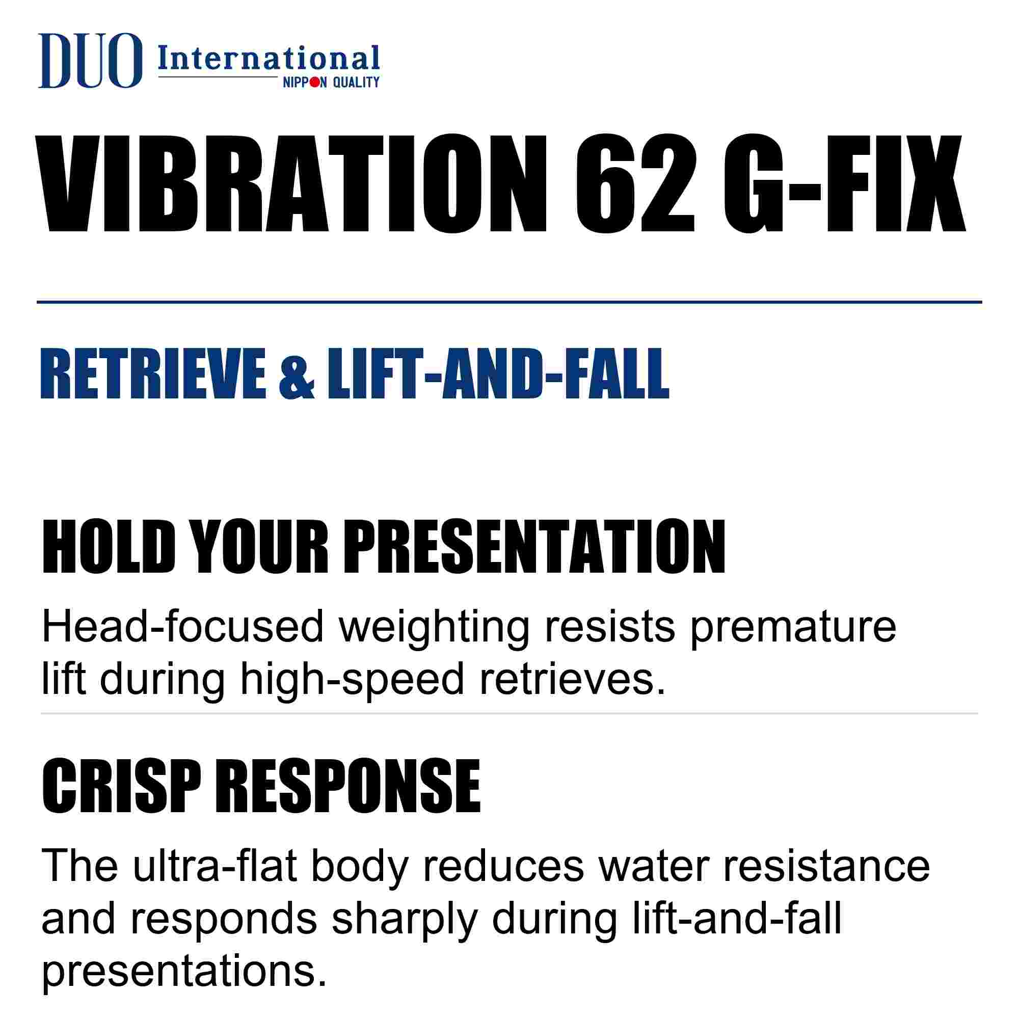 Duo Realis Vibration 62 G Fix Sinking Lure AJO0091 (0601)