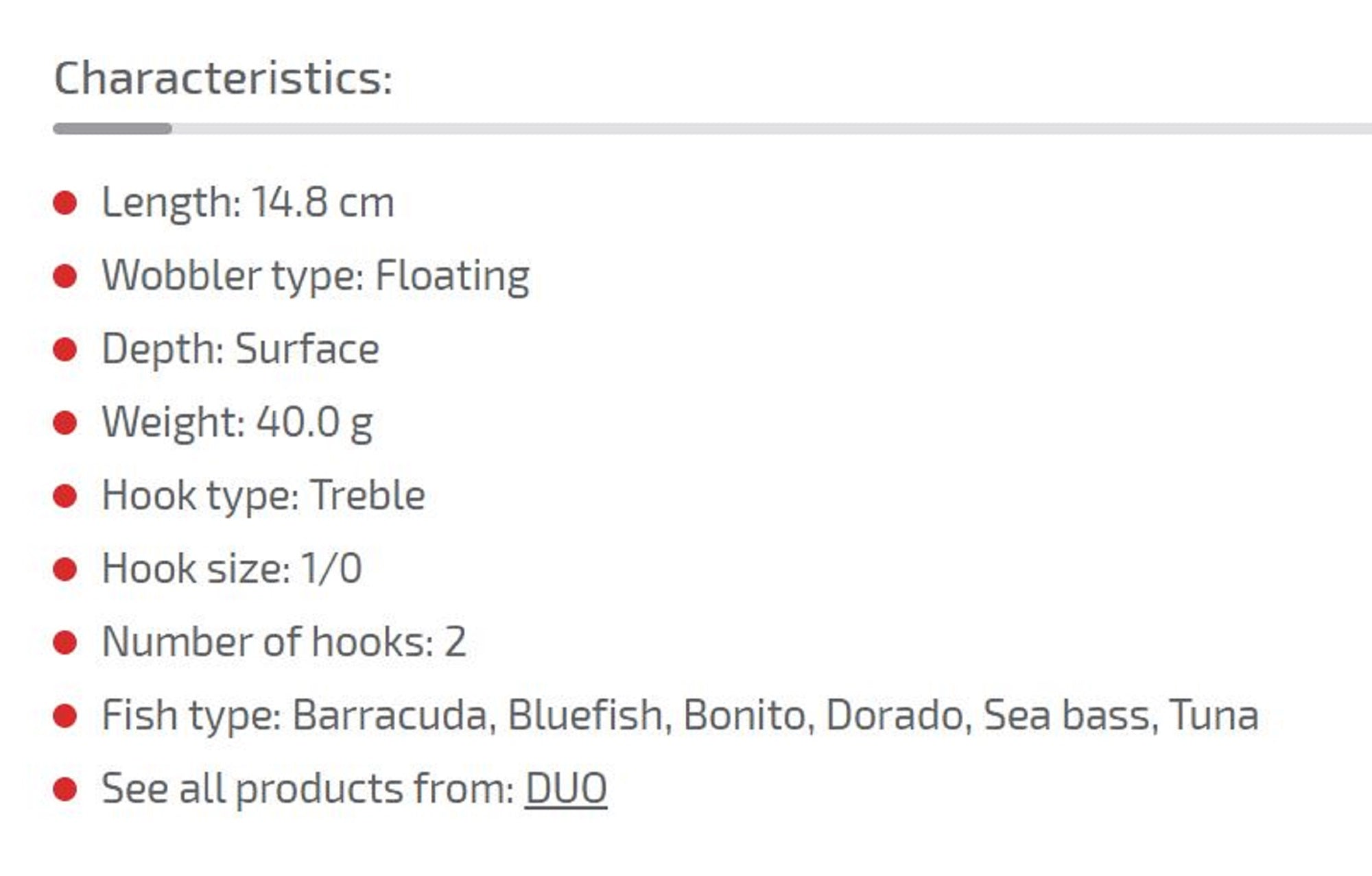 Duo Realis Pencil Popper 148 SW Topwater Floating Lure ADA0135 (3411)