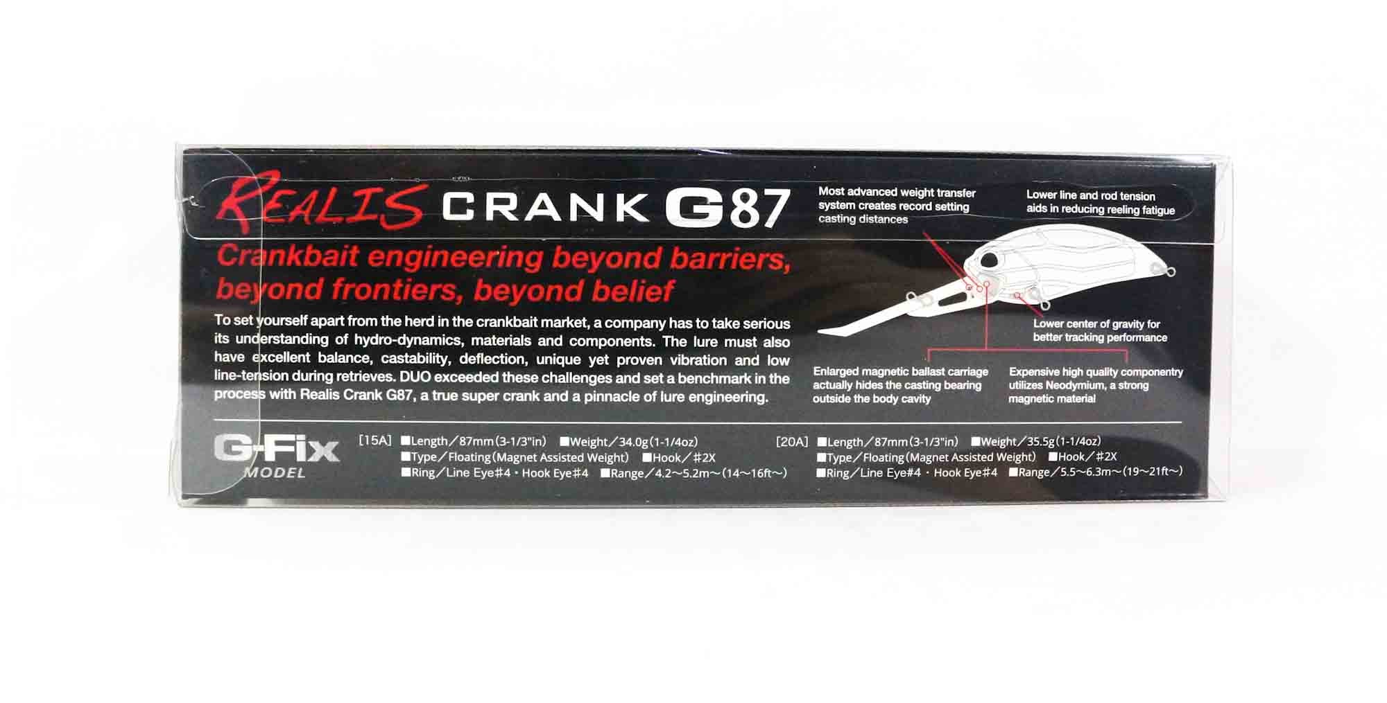 Duo Realis Crank G87 15A Crank Bait Floating Lure AJA3055 (3527)