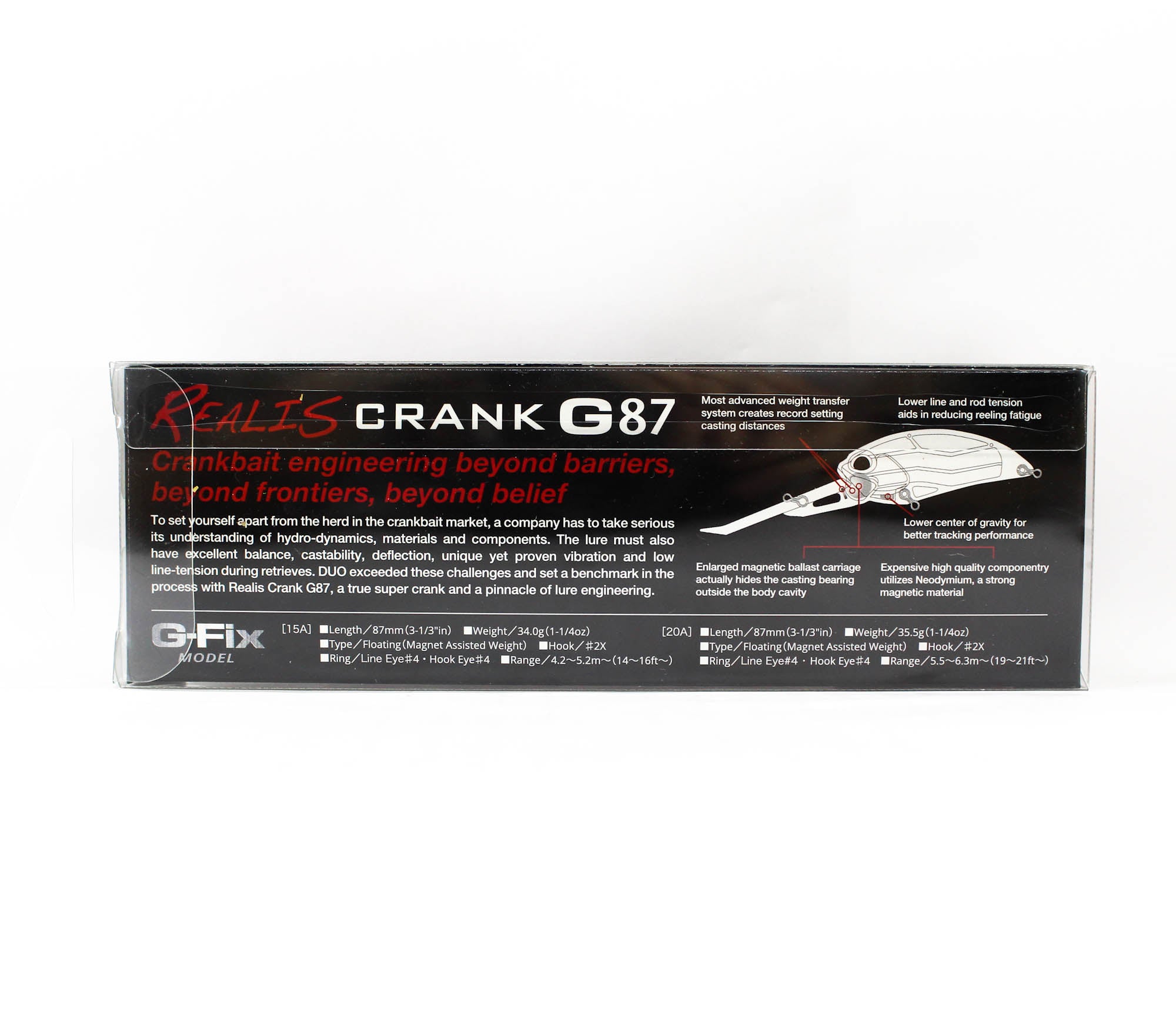 Duo Realis Crank G87 15A Crank Bait Floating Lure CCC3014 (3596)