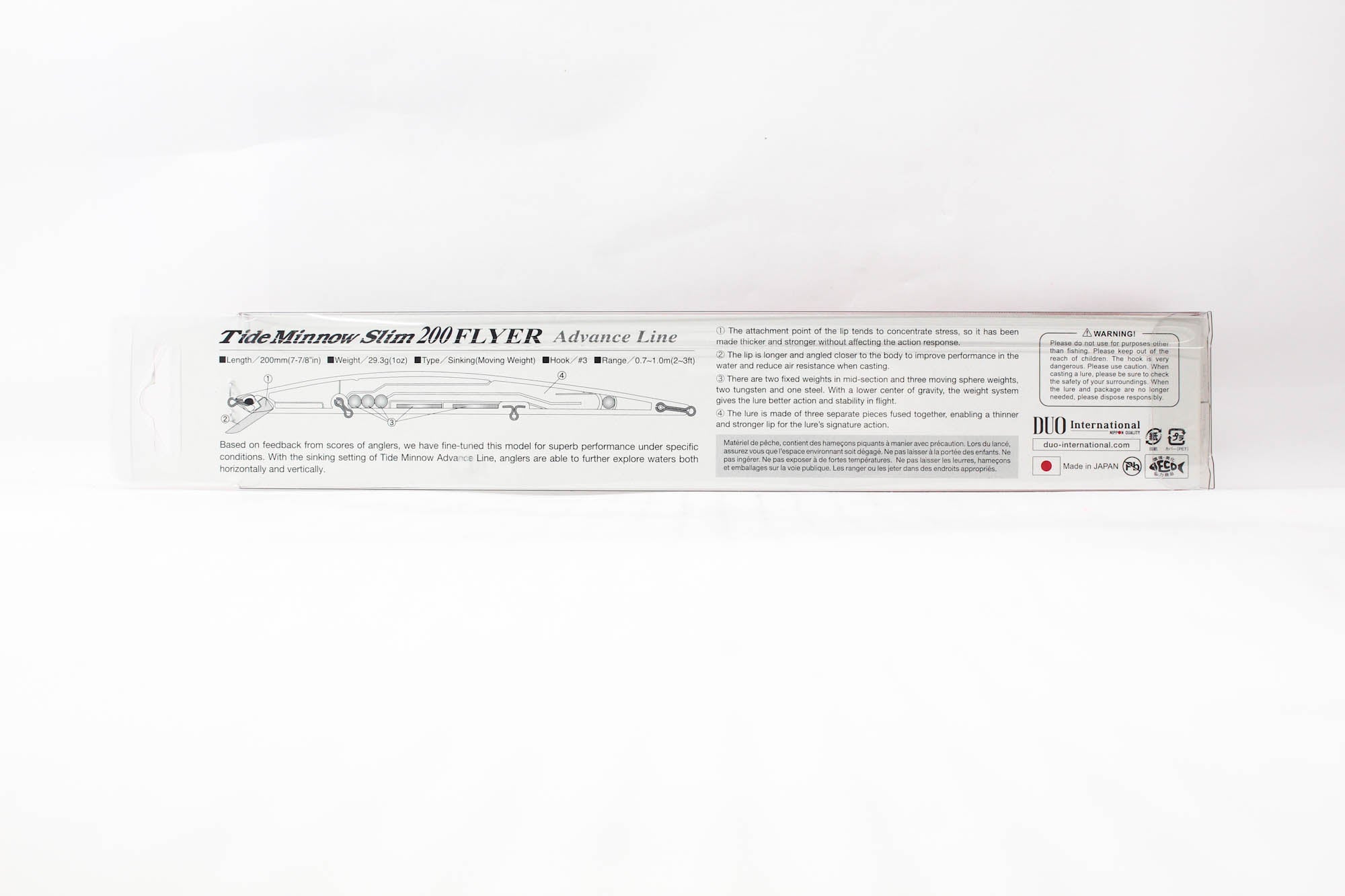 Duo Tide Minnow Flyer Slim 200 Sinking Lure AHA0034 (4968)
