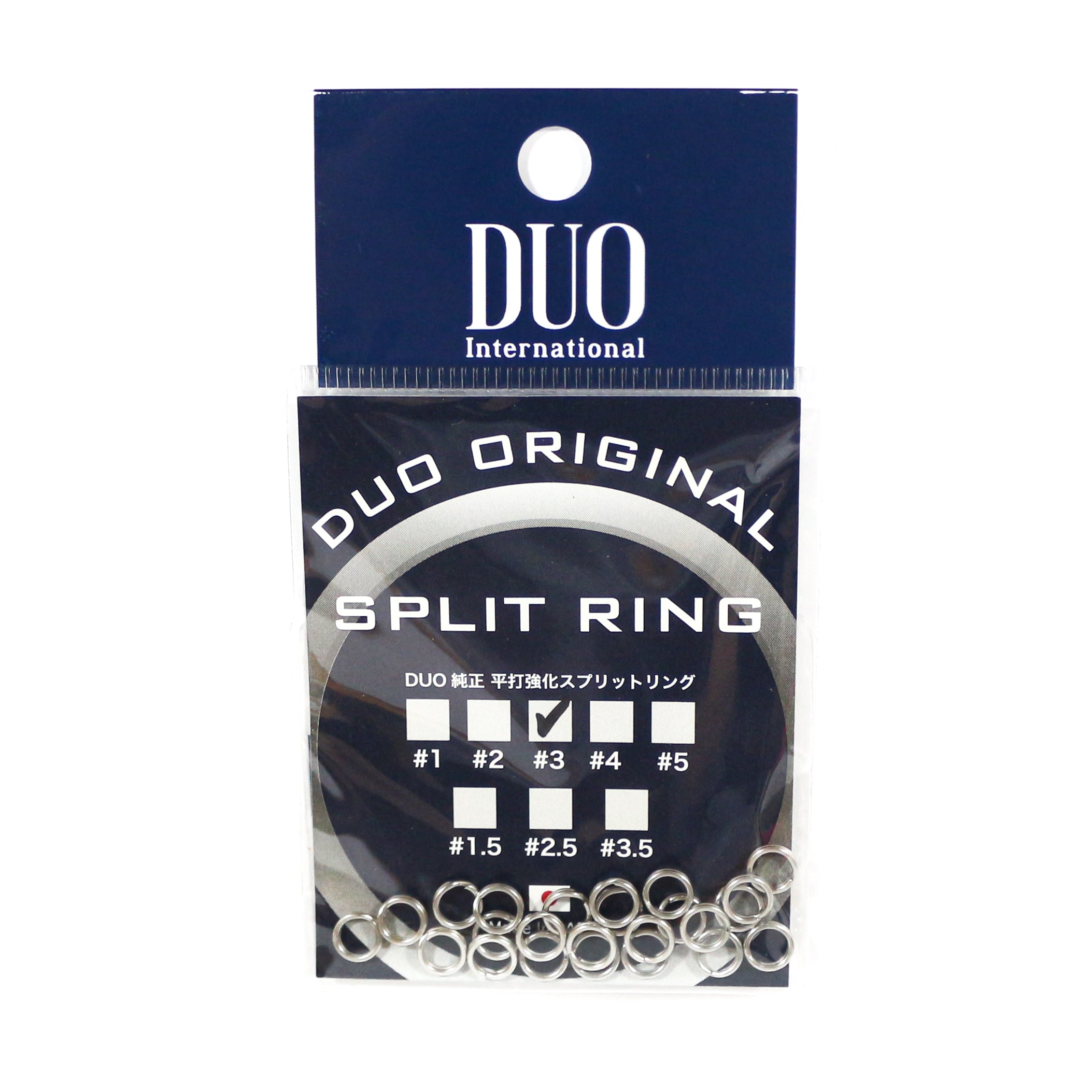 Duo Original Split Rings 24 pieces, Size 3 (7679)