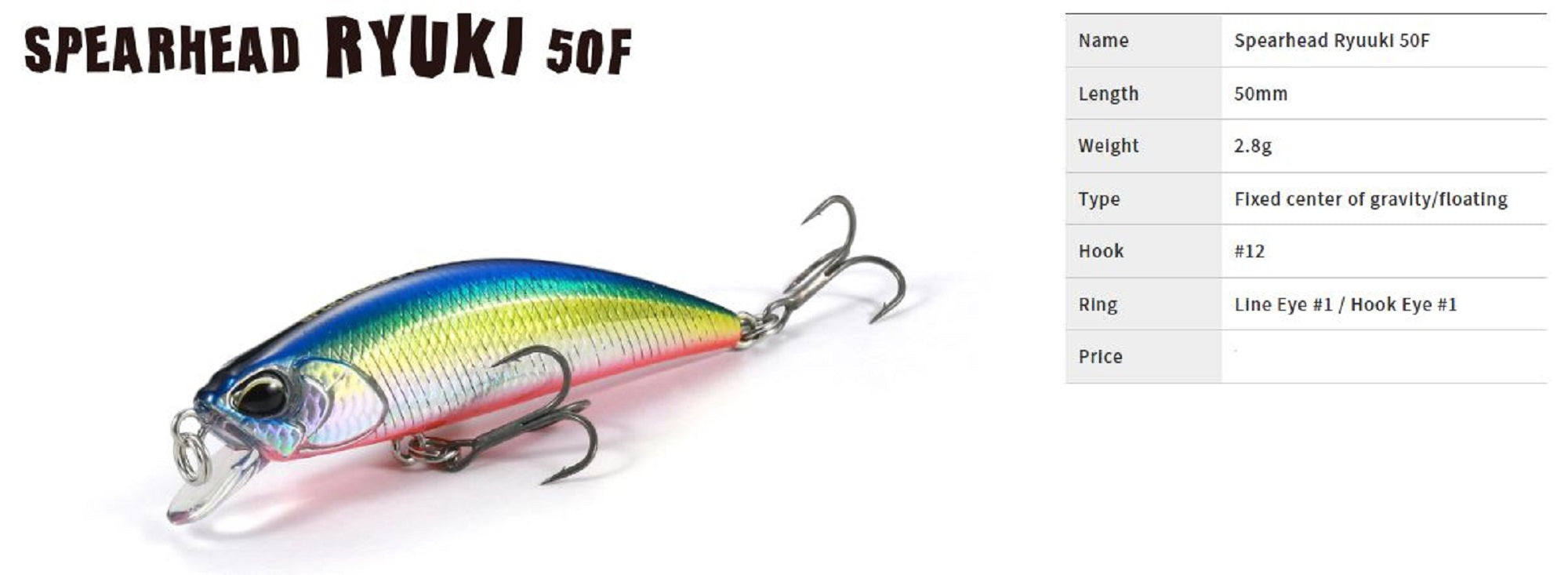Duo Spearhead Ryuki 50F Floating Lure MCC4084 (8256)