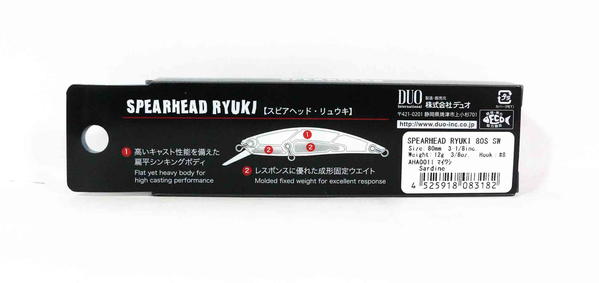 Duo Spearhead Ryuki 80S SW Sinking Lure AHA0011 (3182)