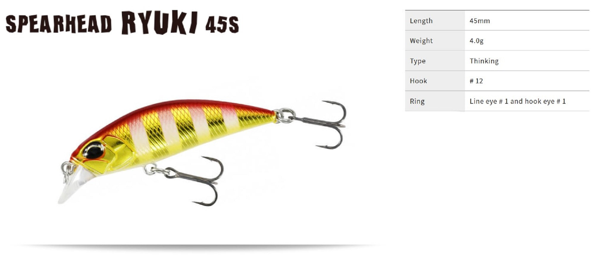 Duo Spearhead Ryuki 45S Sinking Lure ANA4134 (5070)