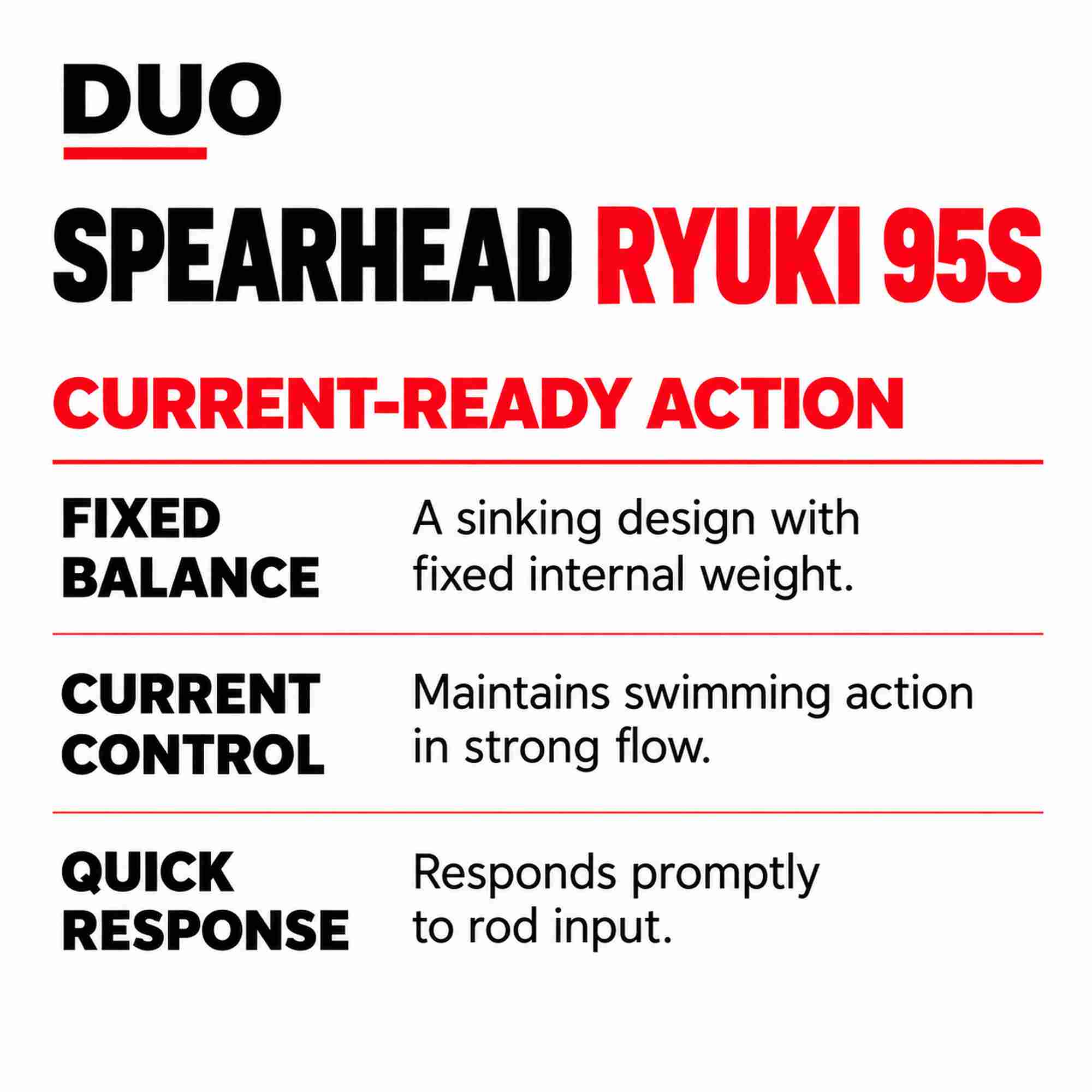 Duo Spearhead Ryuki 95S Sinking Lure ASI4044 (5308)