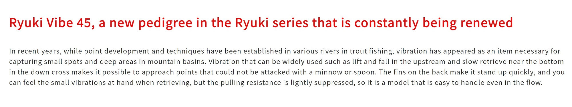 Duo Spearhead Ryuki Vib 45S Sinking Lure ADA4059 (6312)