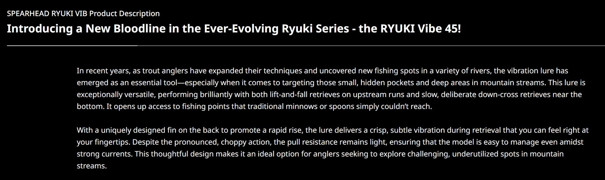 Duo Spearhead Ryuki Vib 45S Sinking Lure ANA4010 (6367)
