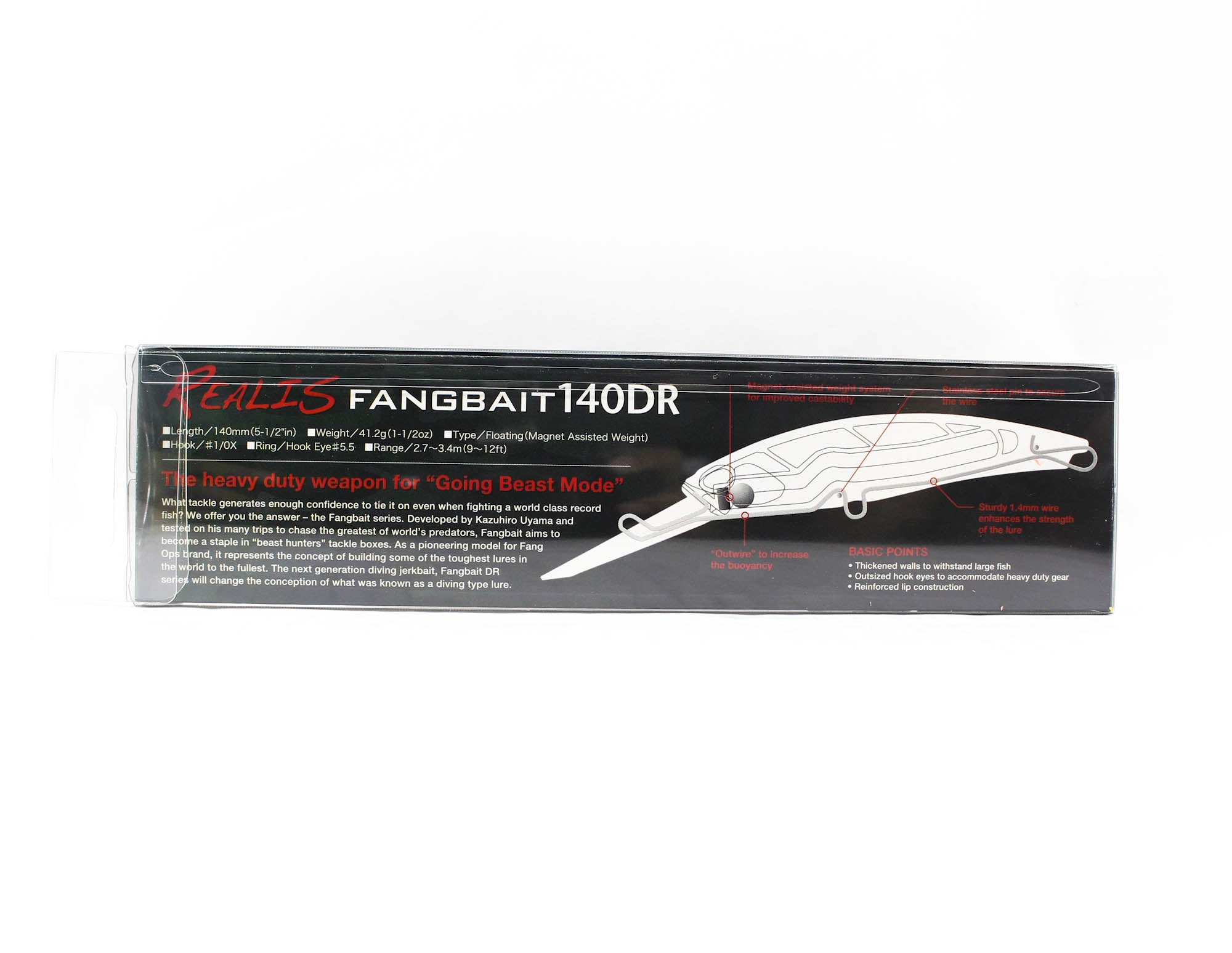 Duo Realis Fangbait 140DR SW Floating Lure AHA0011 (8316)