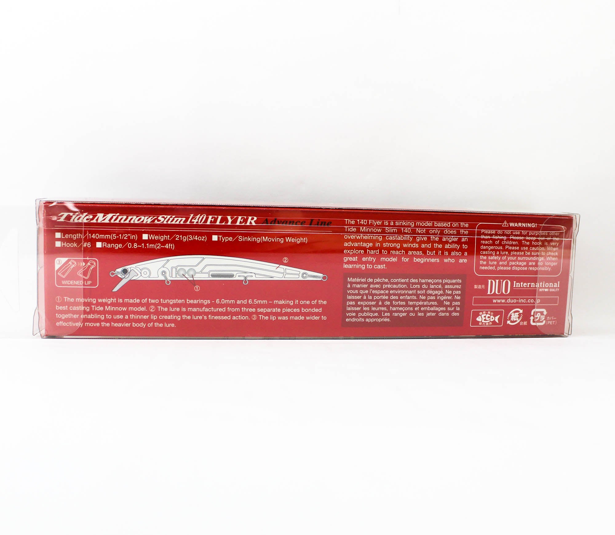 Duo Tide Minnow Flyer Slim 140 Sinking Lure ASI0106 (3419)