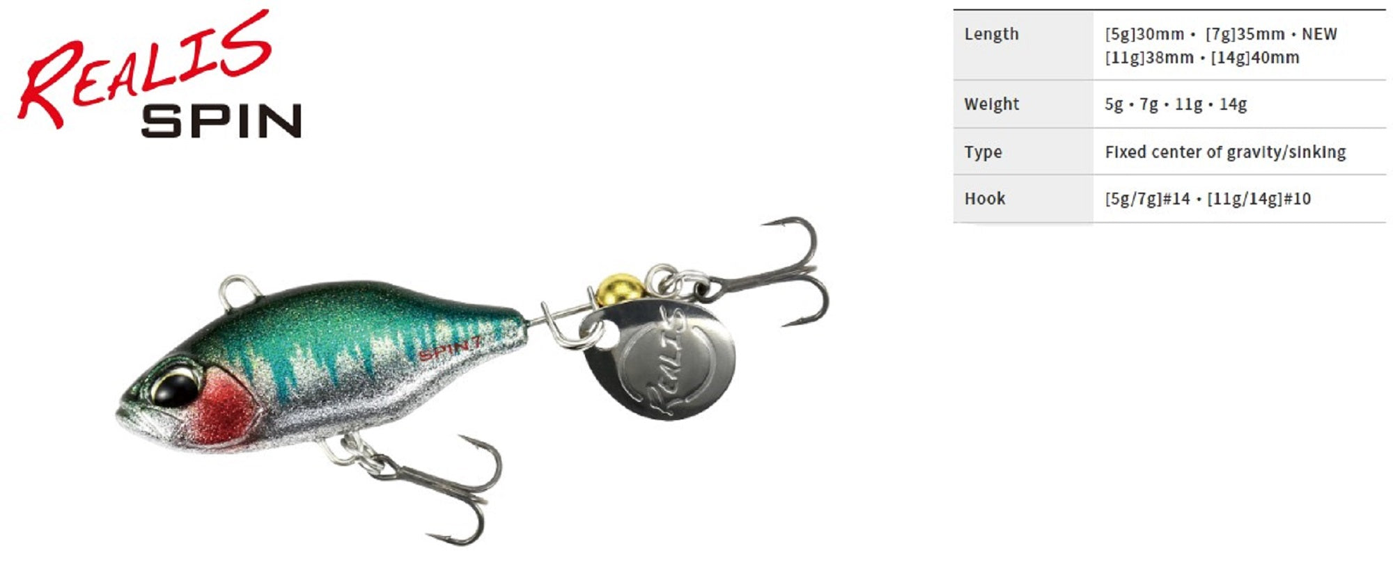 Duo Realis Spin 35mm 7 grams Spinner Bait Lure CSA3807 (0285)