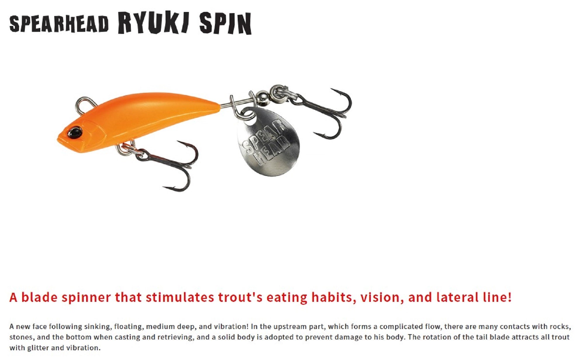 Duo Ryuki Spin 30 5 grams Sinking Lure GNA4034 (4931)