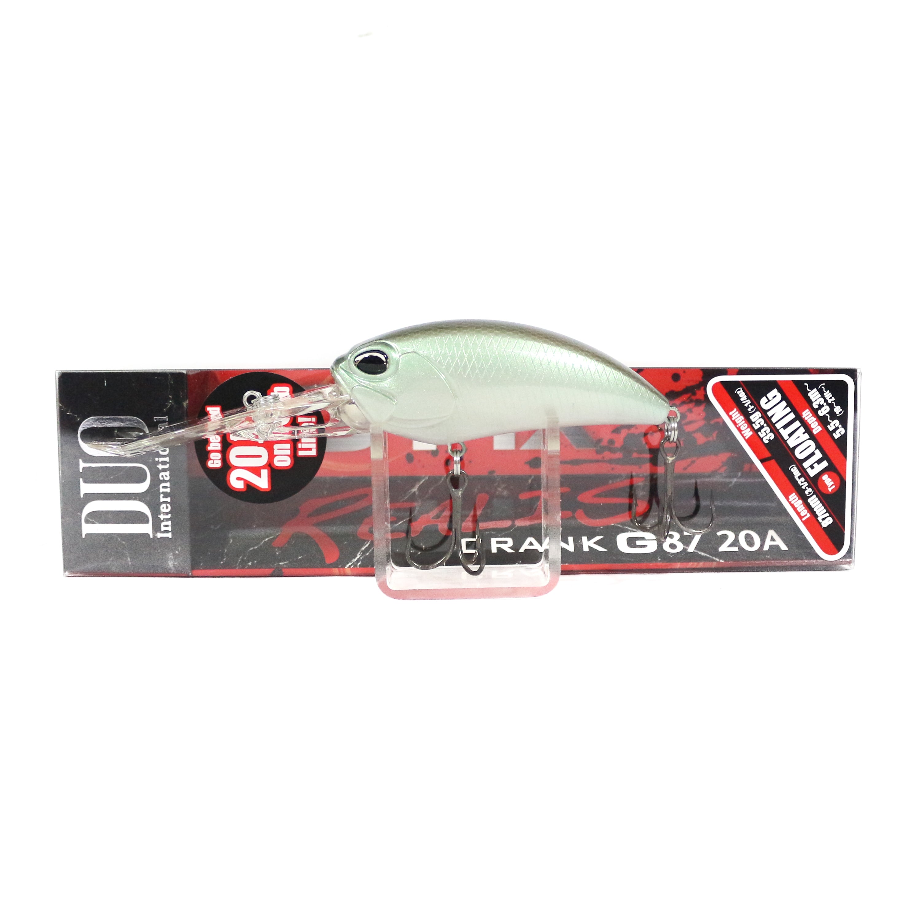 Duo Realis Crank G87 20A Deep Crank Bait Floating Lure CCC3116 (5983)