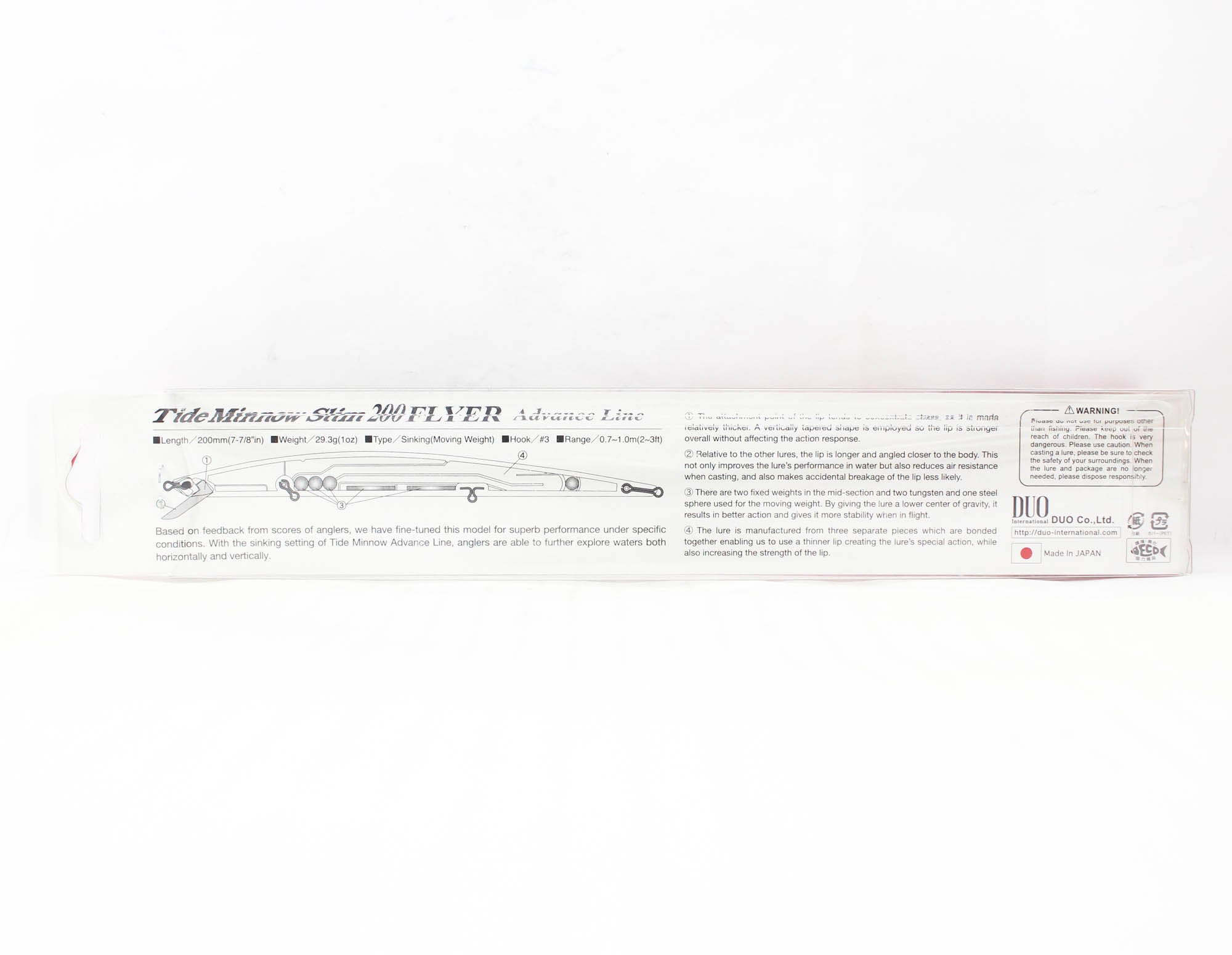 Duo Tide Minnow Flyer Slim 200 Sinking Lure ACC0170 (7161)