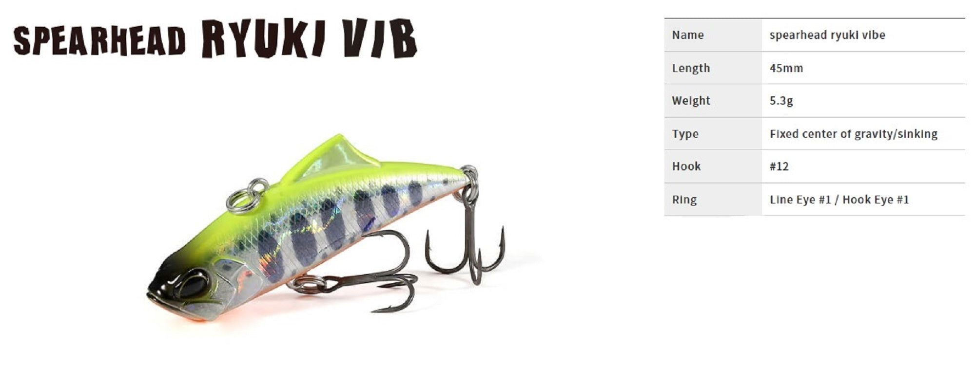 Duo Spearhead Ryuki Vib 45S Sinking Lure GPA4009 (1762)
