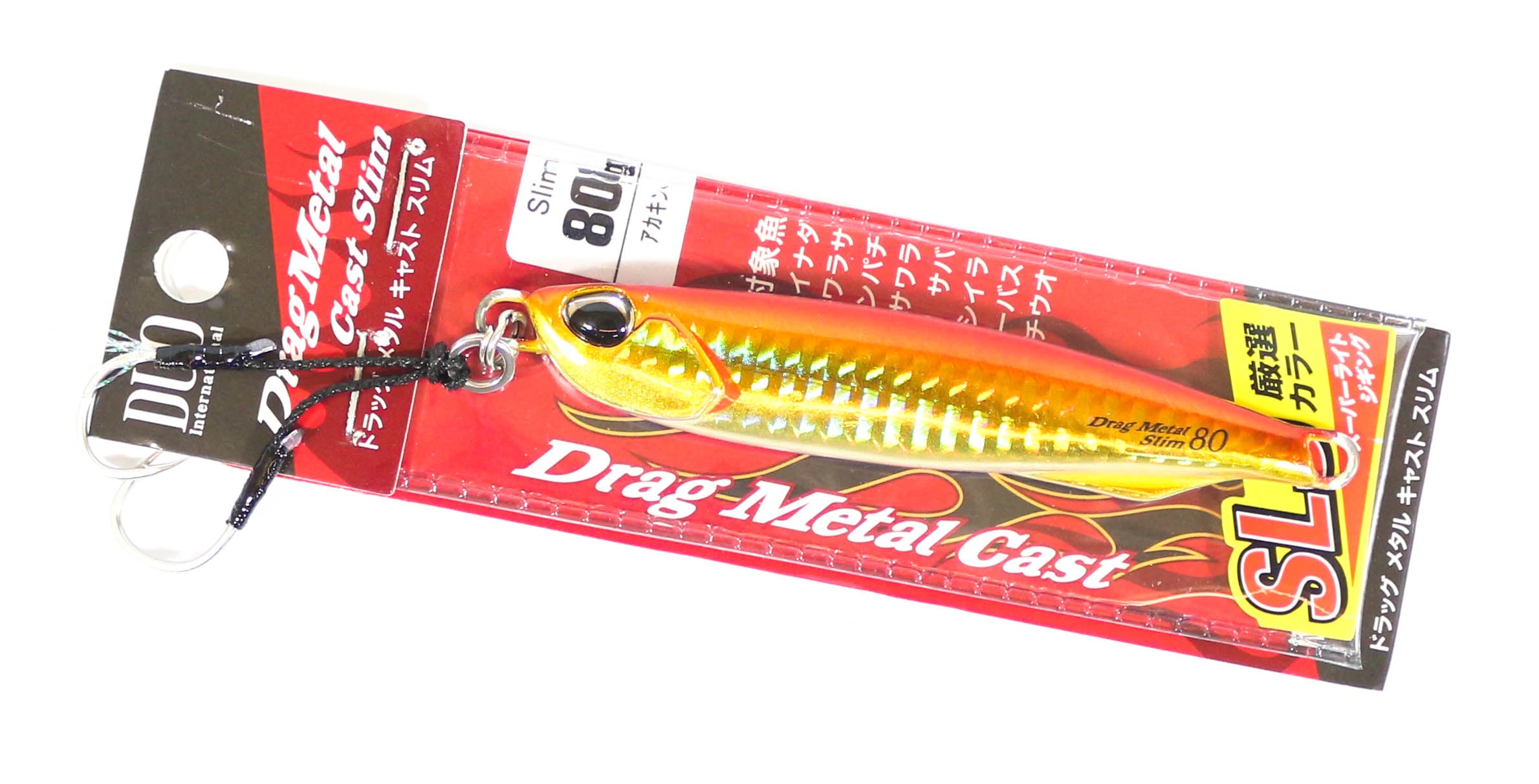 Duo Metal Jig Drag Metal Cast Slim SLJ 80 grams PHA0026 (2356)