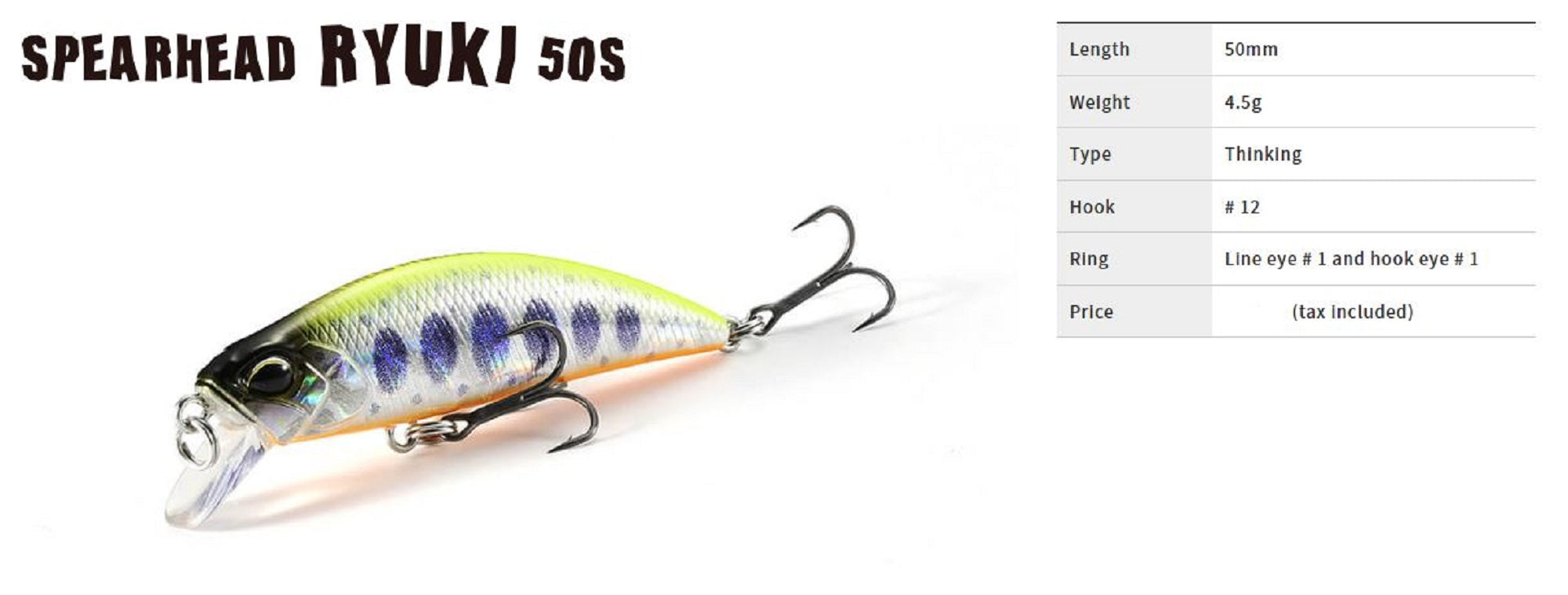 Duo Spearhead Ryuki 50S Sinking Lure ACCZ049 (4343)