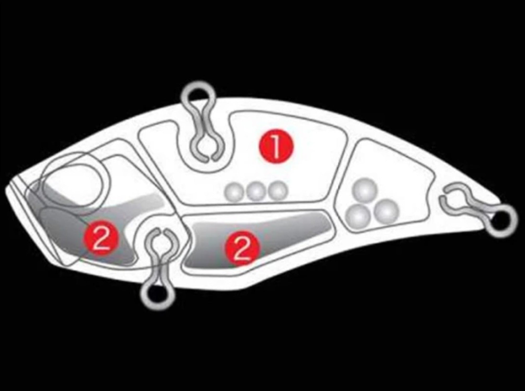 Duo Realis Vibration 55 Nitro Rattle Sinking Lure ADA3058 (9522)