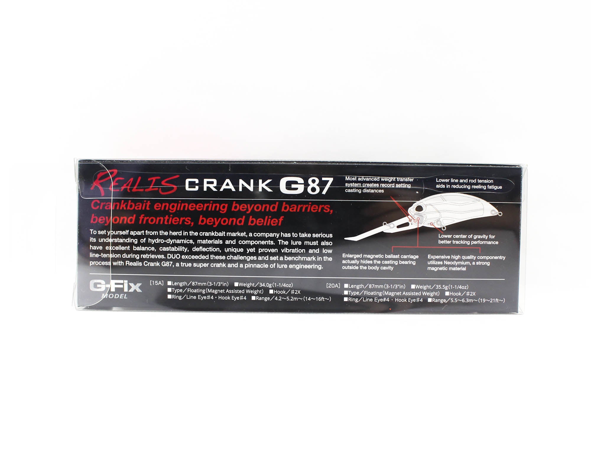 Duo Realis Crank G87 15A Crank Bait Floating Lure ACC3192 (0757)