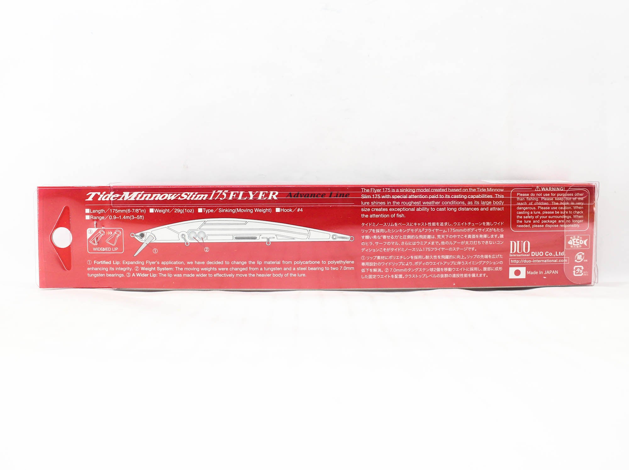 Duo Tide Minnow Flyer Slim 175 Sinking Lure DBA0423 (1198)