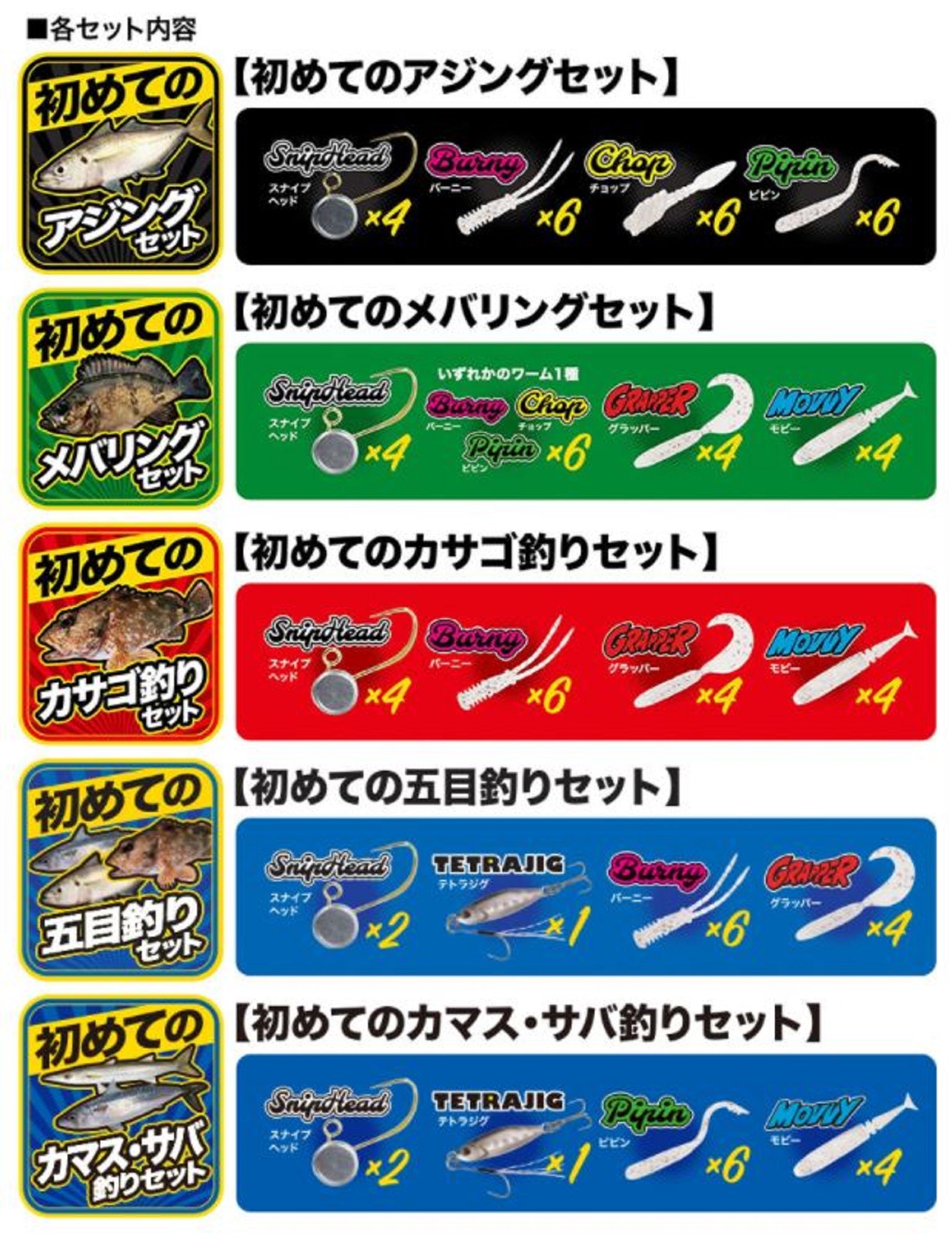 Duo Soft Lure Tetra Works Starter Set Mevel (2317)