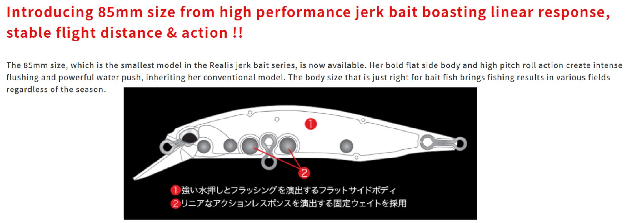 Duo Realis Jerkbait 85SP Suspend Lure CCC3325 (6308)