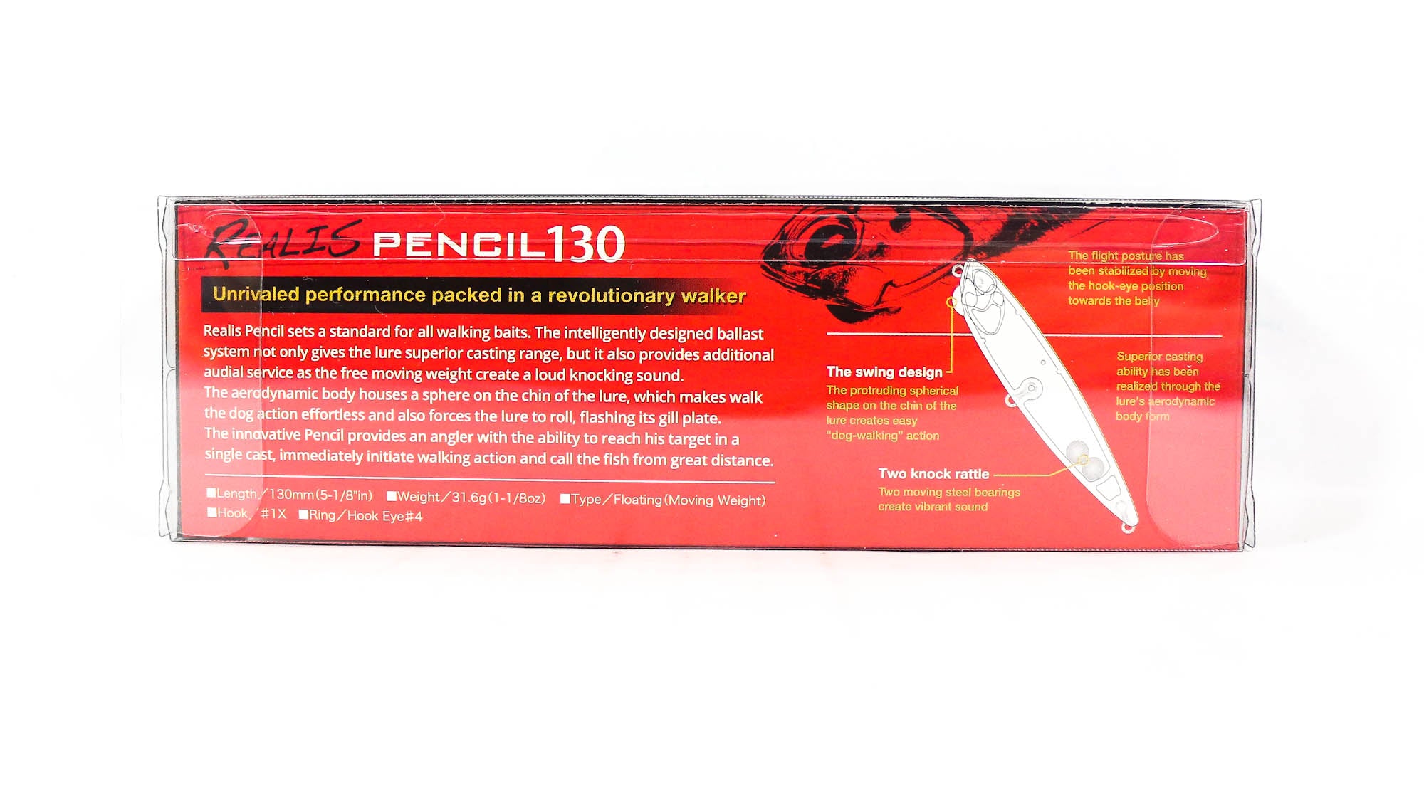 Duo Realis Pencil 130 SW Topwater Floating Lure GPA4009 (8388)