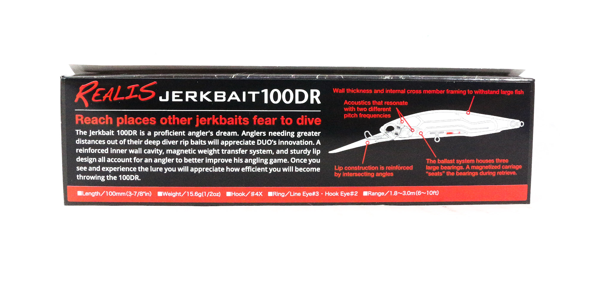 Duo Realis Jerkbait 100 DR Deep Diving Suspend Lure DEA3341 (0572)