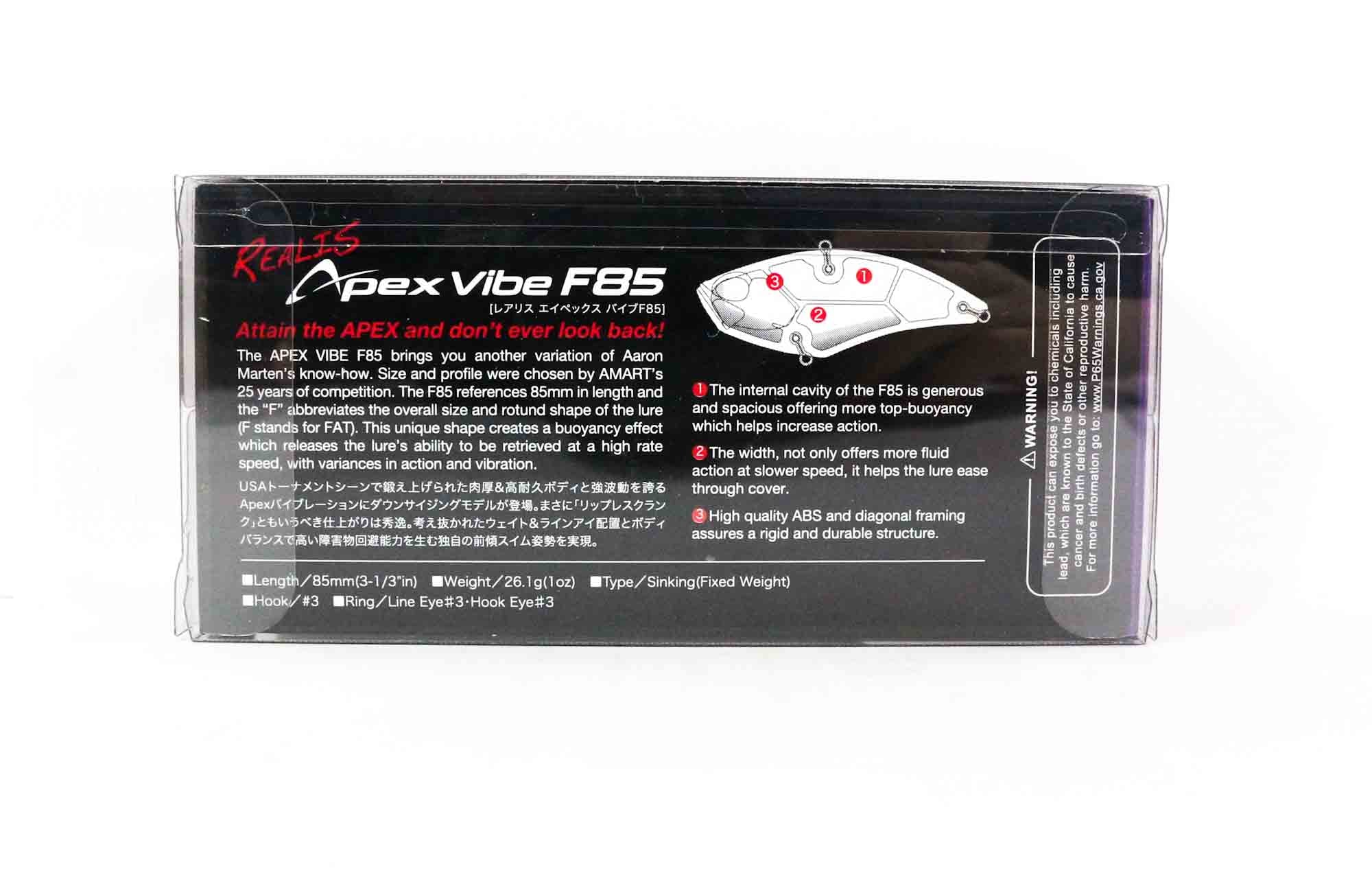Duo Realis Apex Tune Vibration F85 Sinking Lure ACC3273 (8325)
