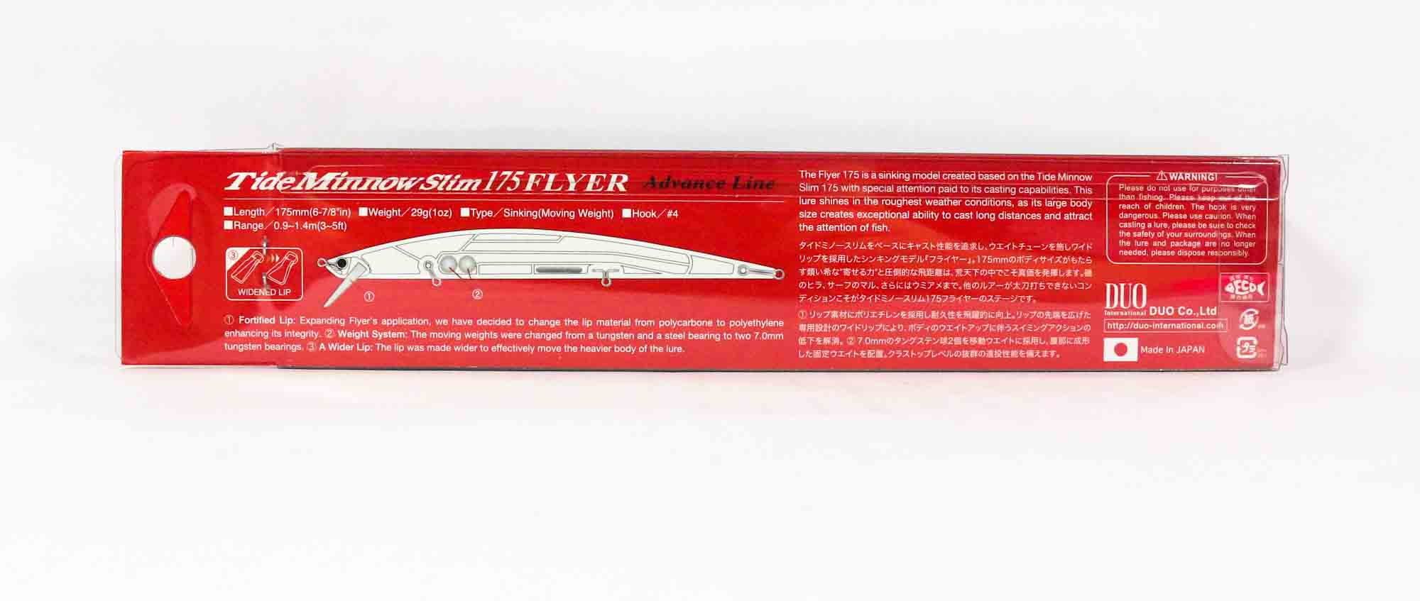Duo Tide Minnow Flyer Slim 175 Sinking Lure ACCZ199 (0908)