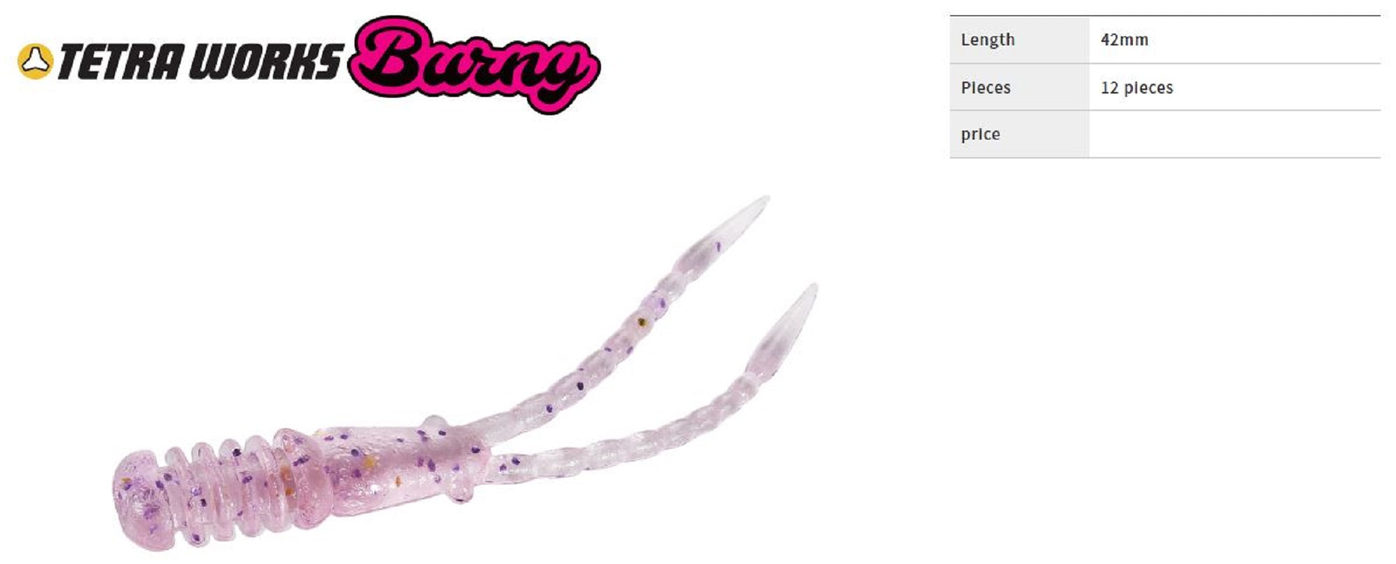 Duo Soft Lure Tetra Works Burny 42mm 12 per pack S523 (3329)