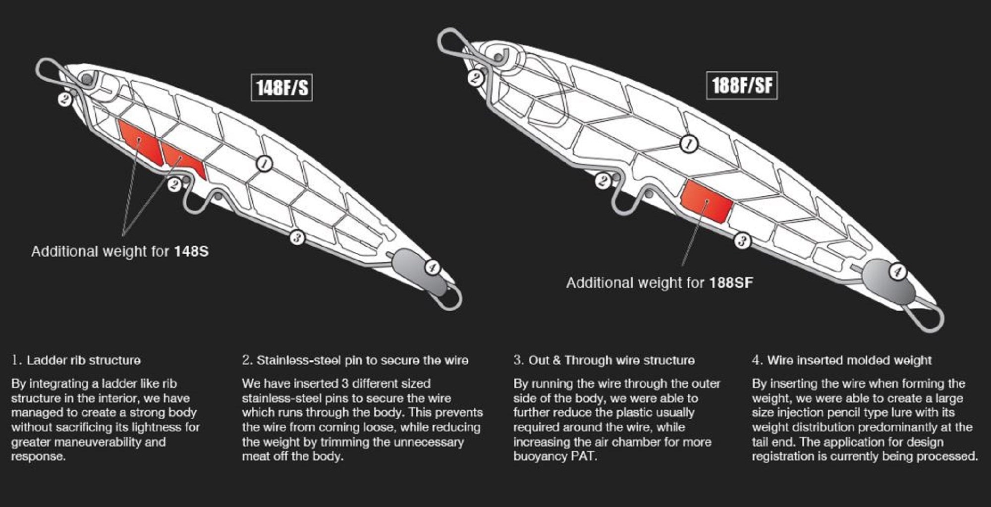 Duo Rough Trail Aomasa 148S W/Hook 62 gram Sinking Lure GHA0404 (6771)