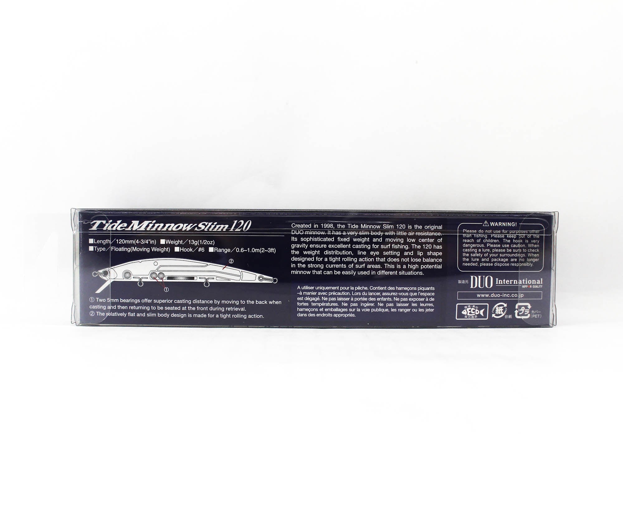 Duo Tide Minnow Slim 120 Floating Lure DEA0499 (8188)