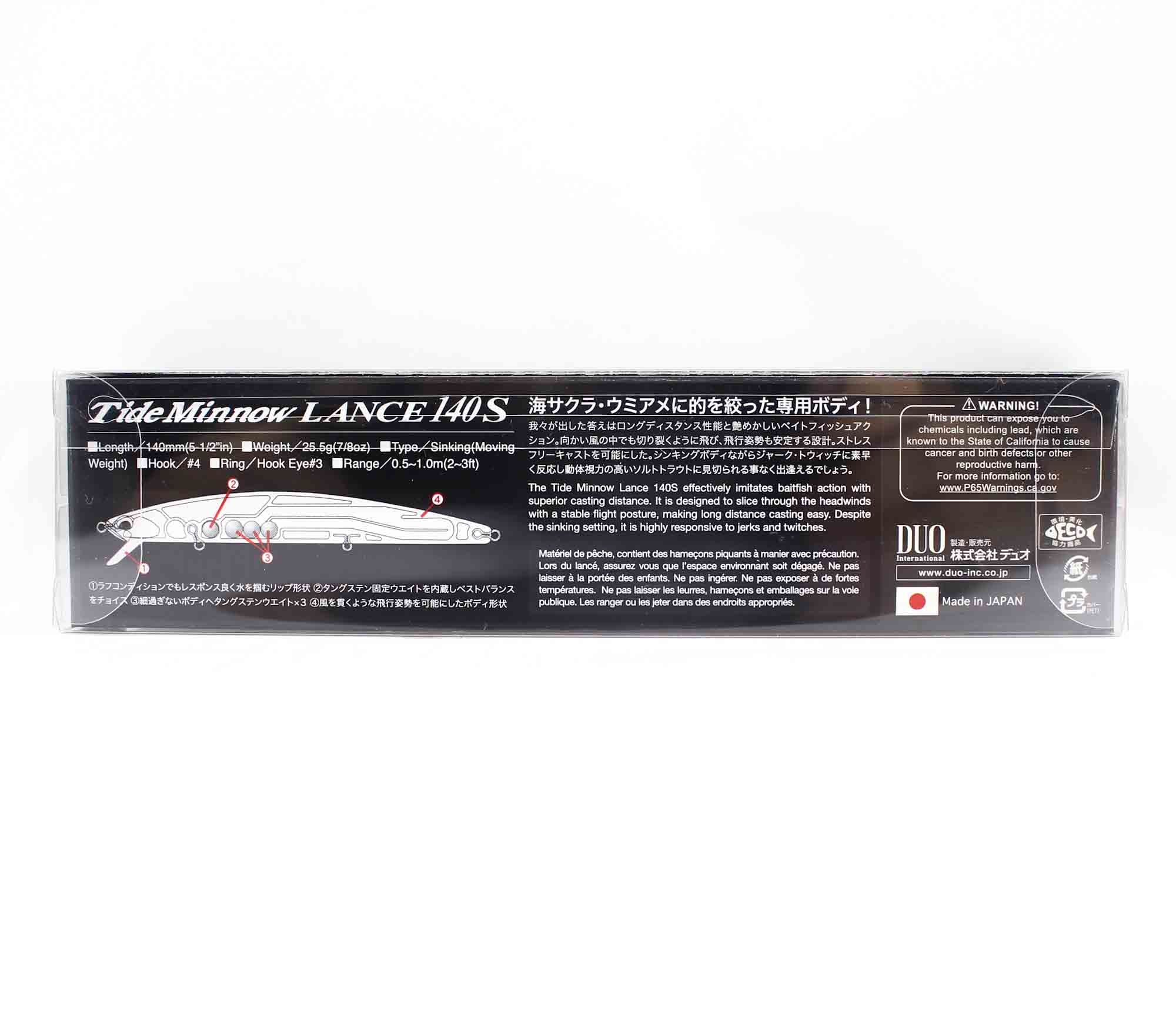 Duo Tide Minnow Lance 140S Sinking Lure ADA0037 (9352)