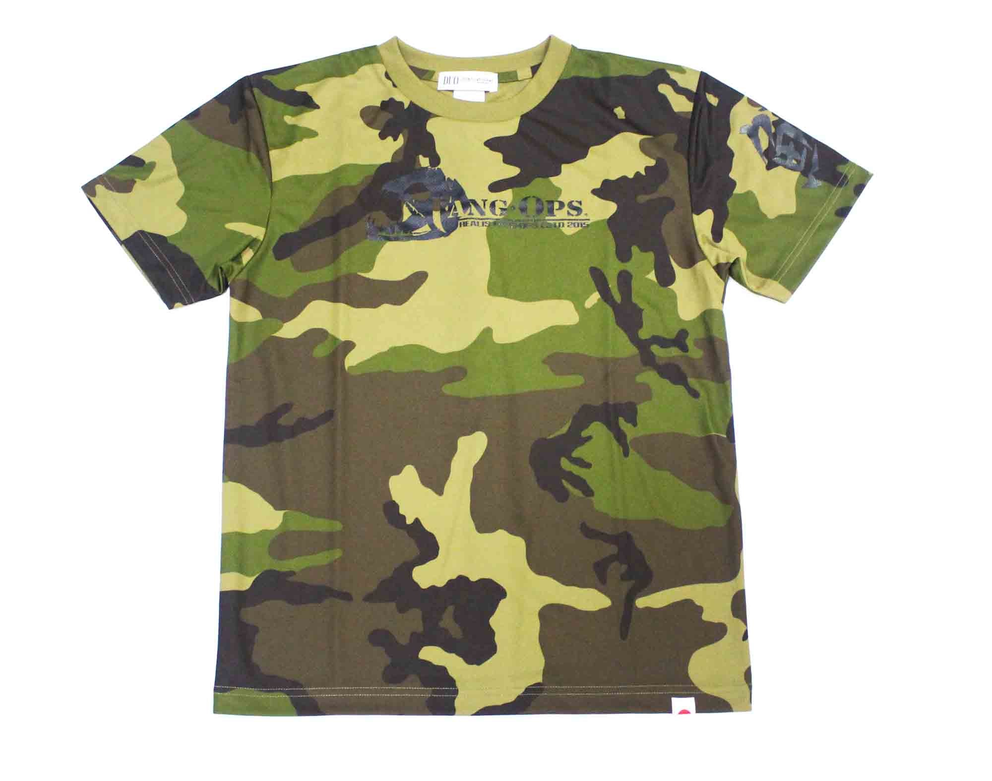 Duo T Shirt Fang Ops Beast Short Sleeve Dry Fit Camo Size S (1416)