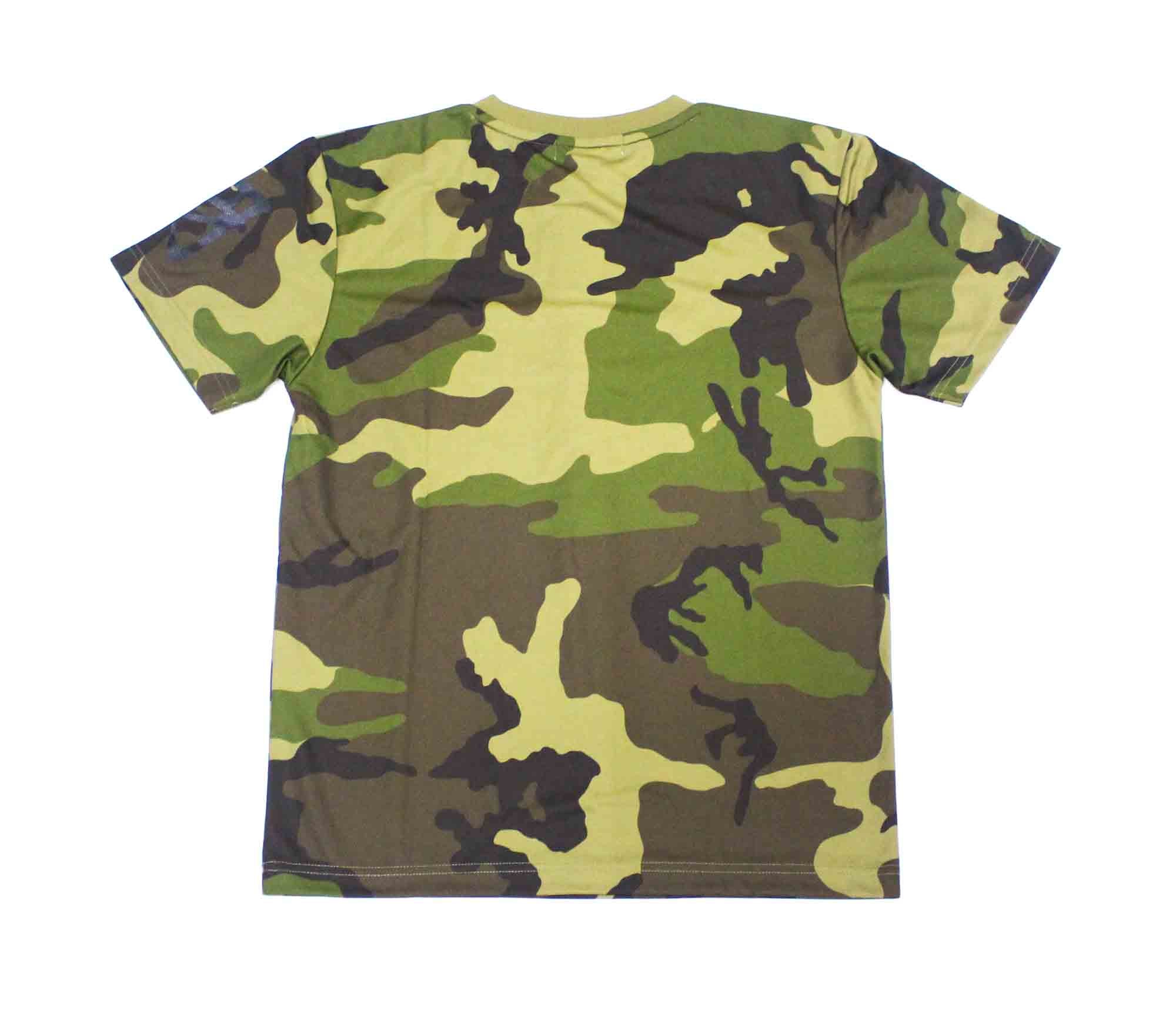 Duo T Shirt Fang Ops Beast Short Sleeve Dry Fit Camo Size S (1416)