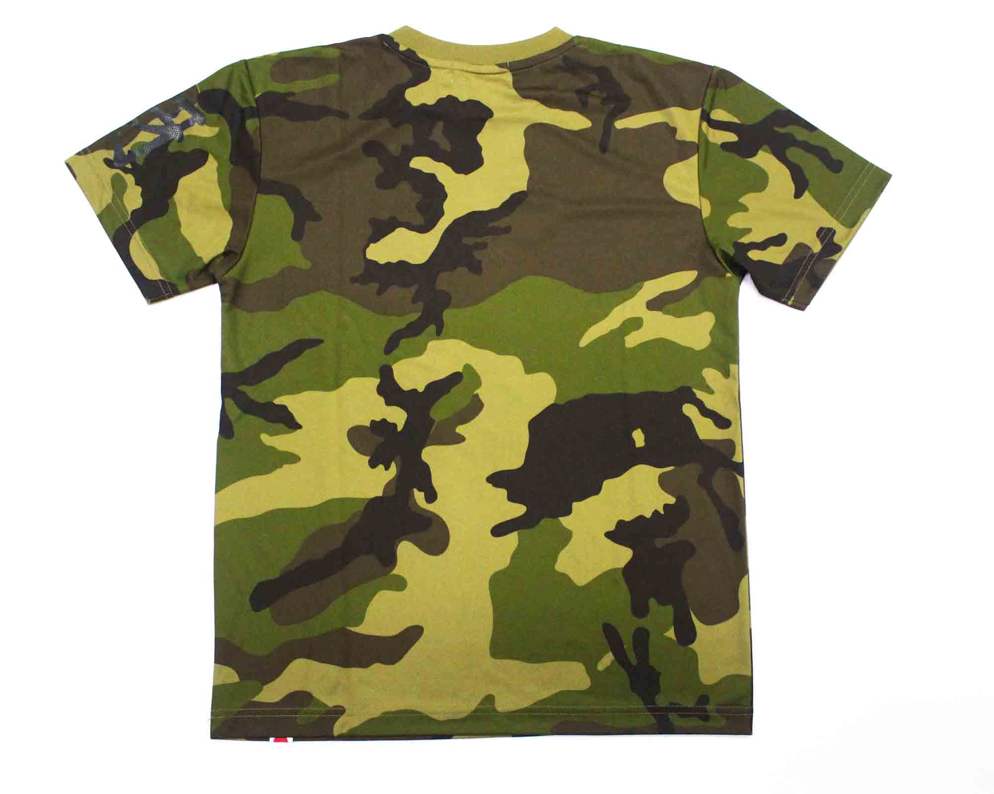 Duo T Shirt Fang Ops Beast Short Sleeve Dry Fit Army Green Size L (1478)