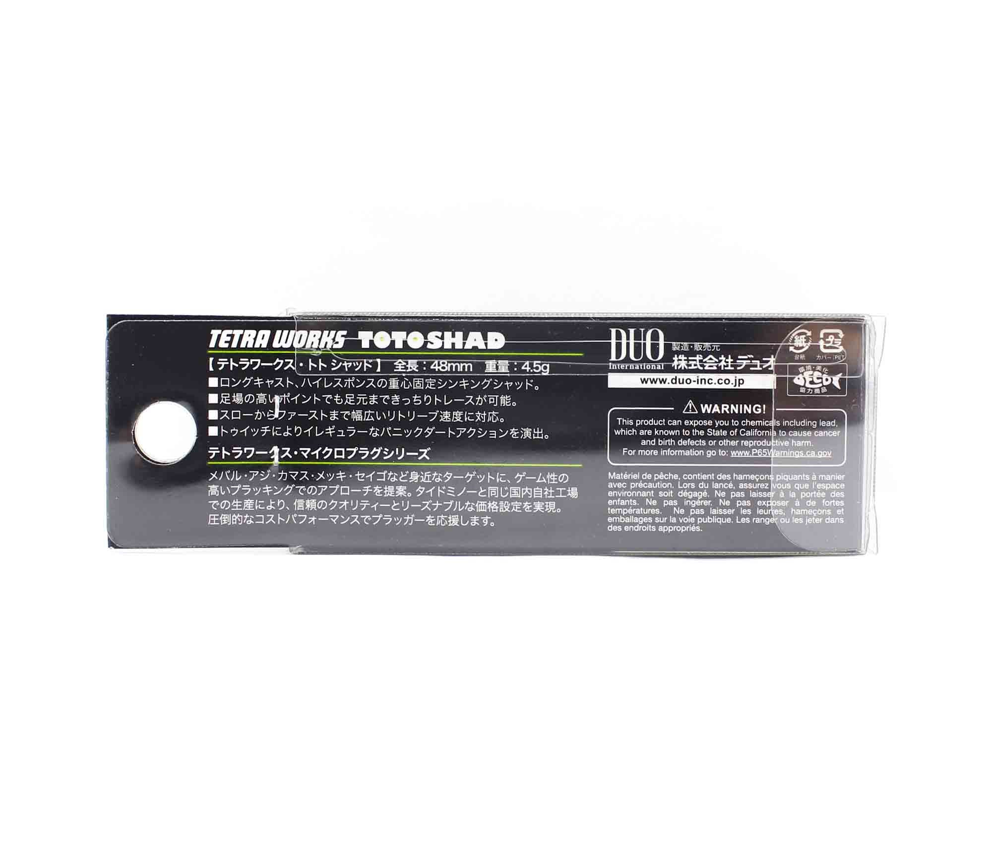 Duo Tetra Works Toto Shad 48 mm Sinking Lure CCC0382 (4172)