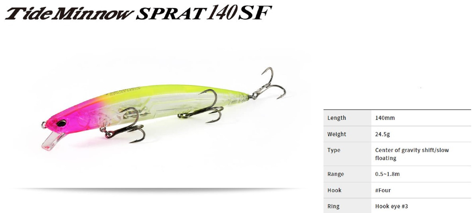 Duo Tide Minnow Sprat 140SF Floating Lure CRA3050 (5735)