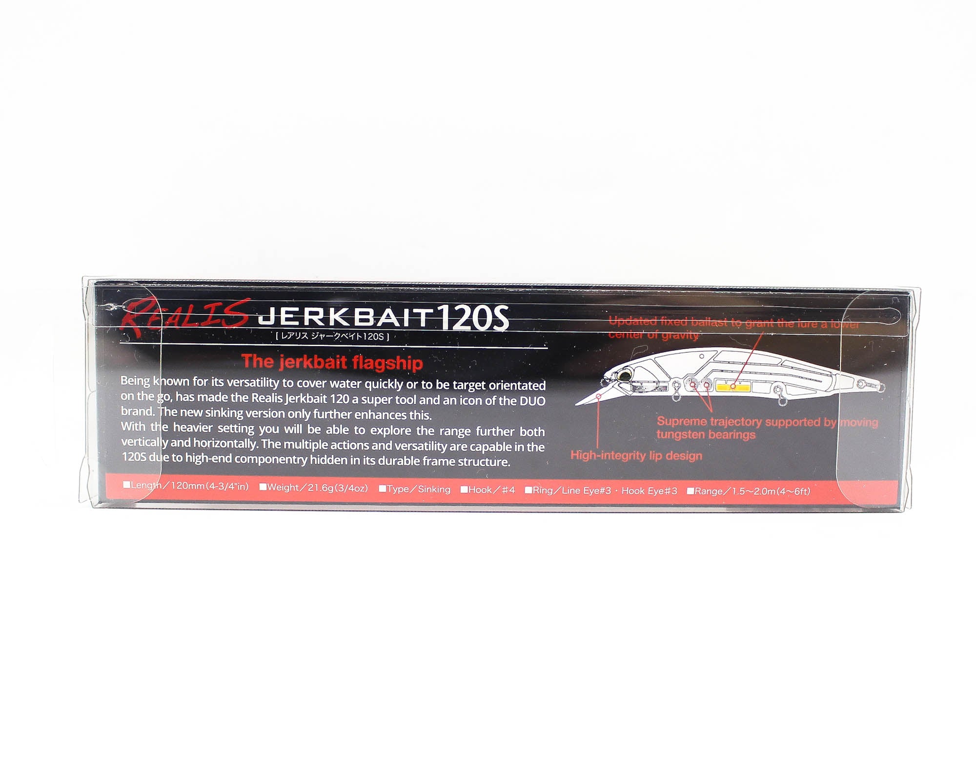 Duo Realis Jerkbait 120S SW Sinking Lure AFA0098 (6121)
