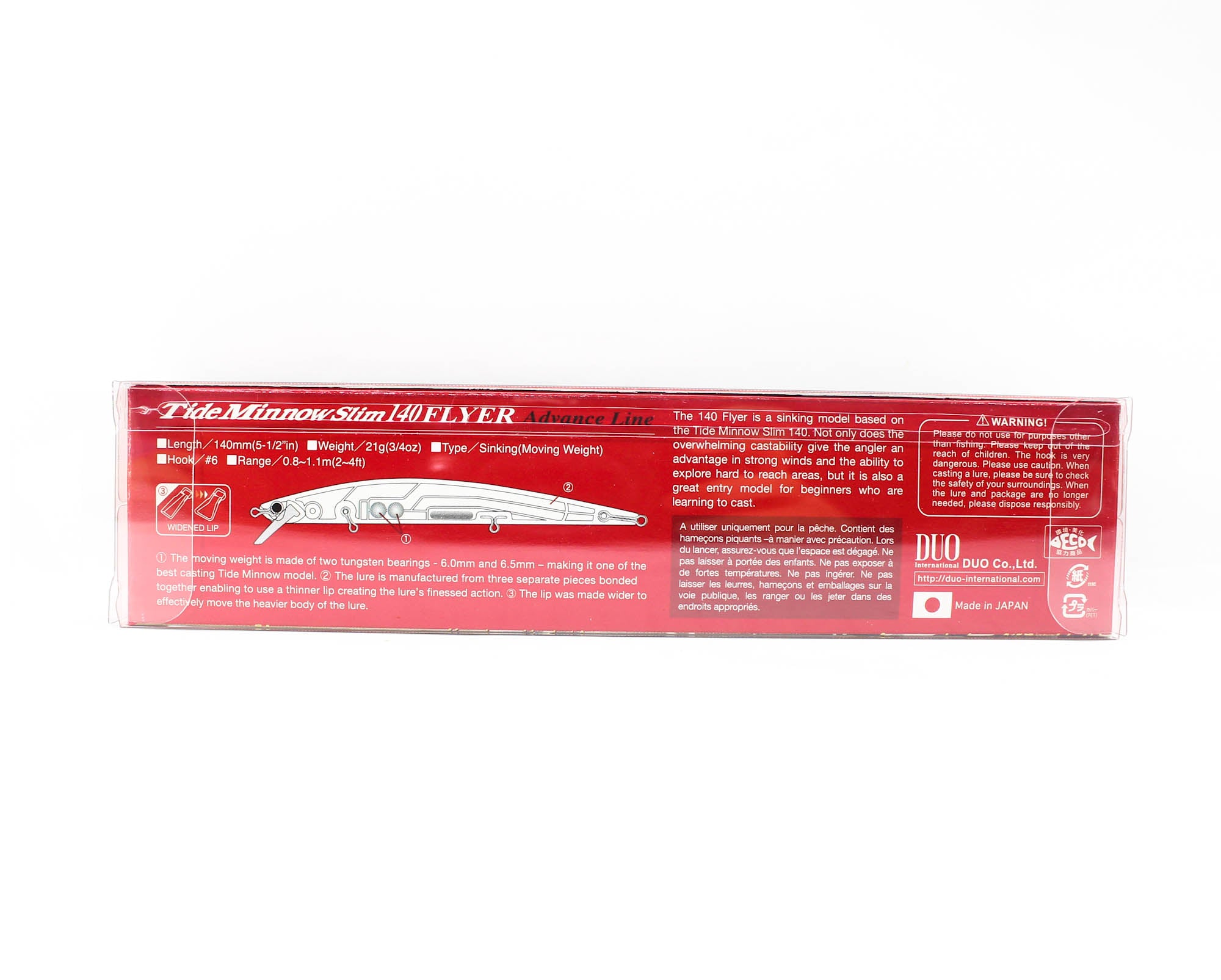 Duo Tide Minnow Flyer Slim 140 Sinking Lure CHN0094 (0647)