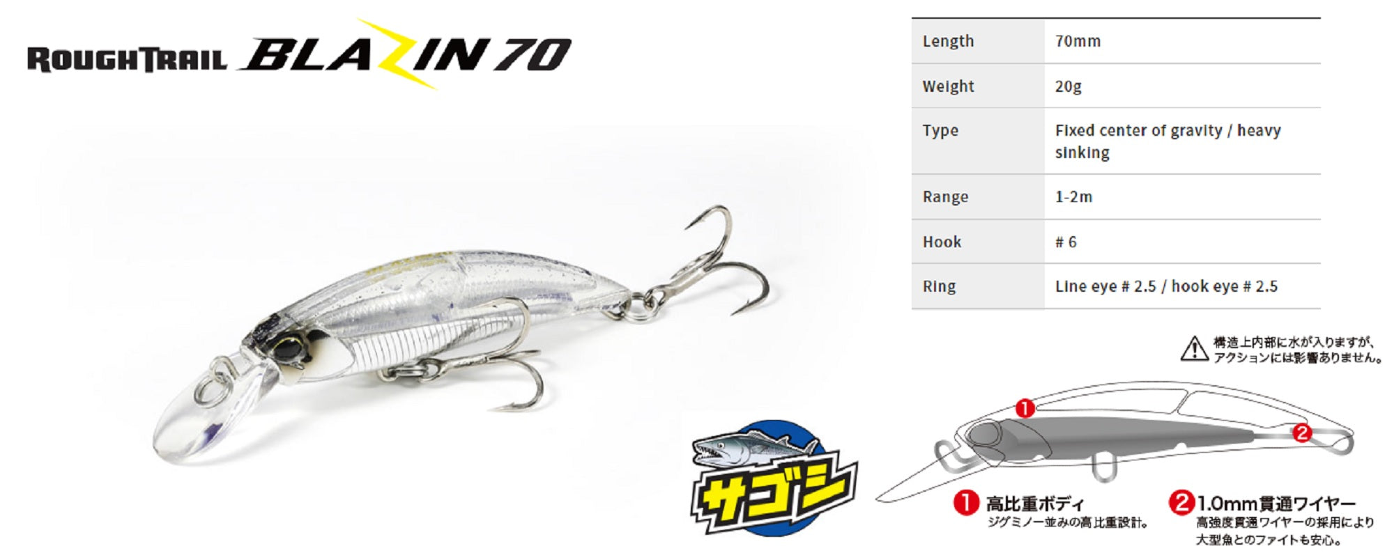 Duo Rough Trail Blazin 70 mm 20 grams Sinking Lure MCC0522 (2672)