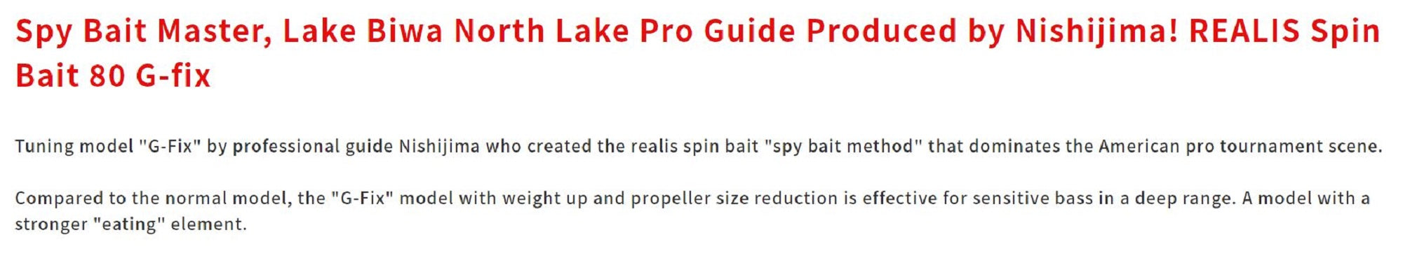 Duo Realis Spin Bait 80 G Fix spinbait spybait Sinking Lure CPA3504 (3266)