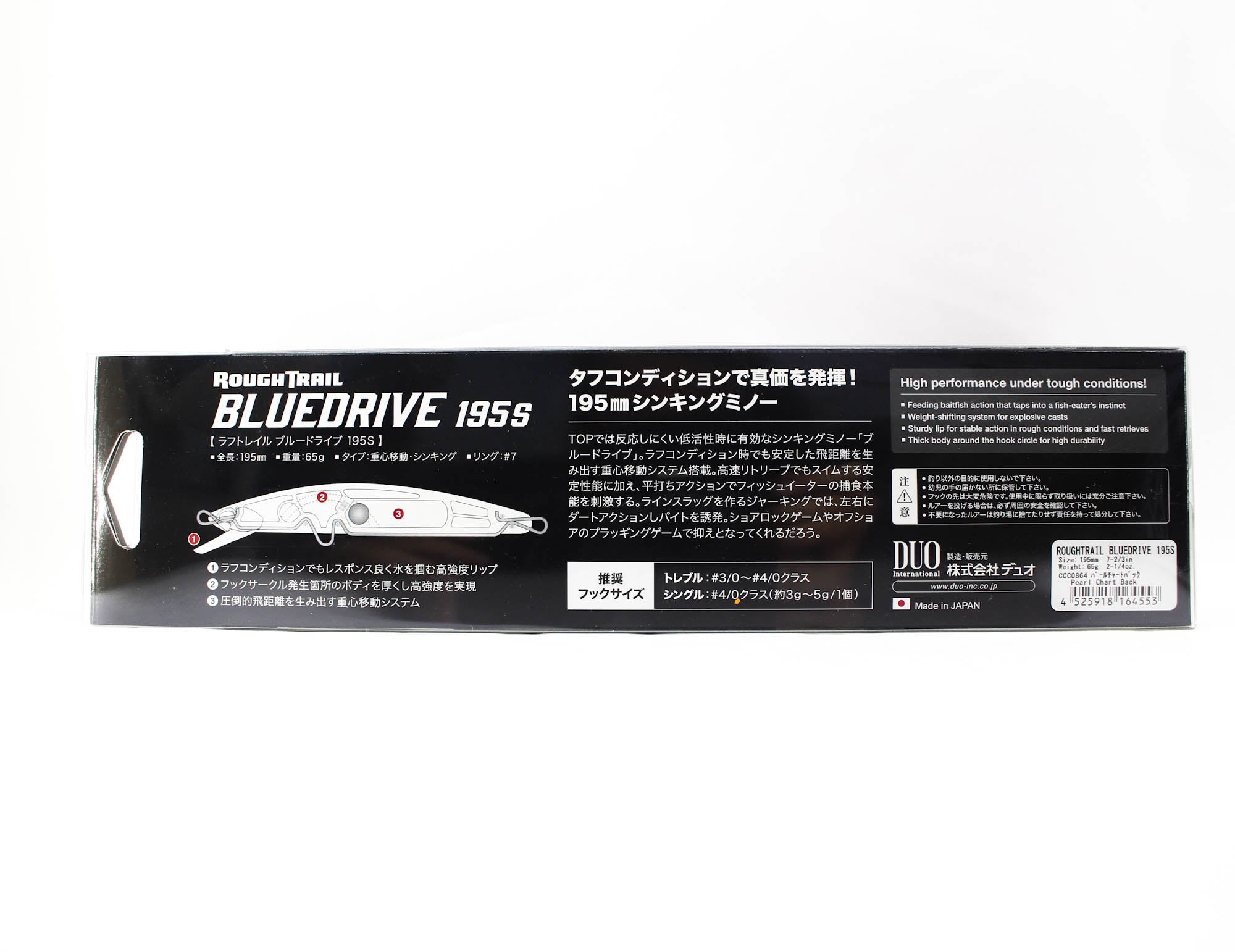 Duo Rough Trail Blue Drive 195S 65 gram Sinking Lure CPB0054 (4515)